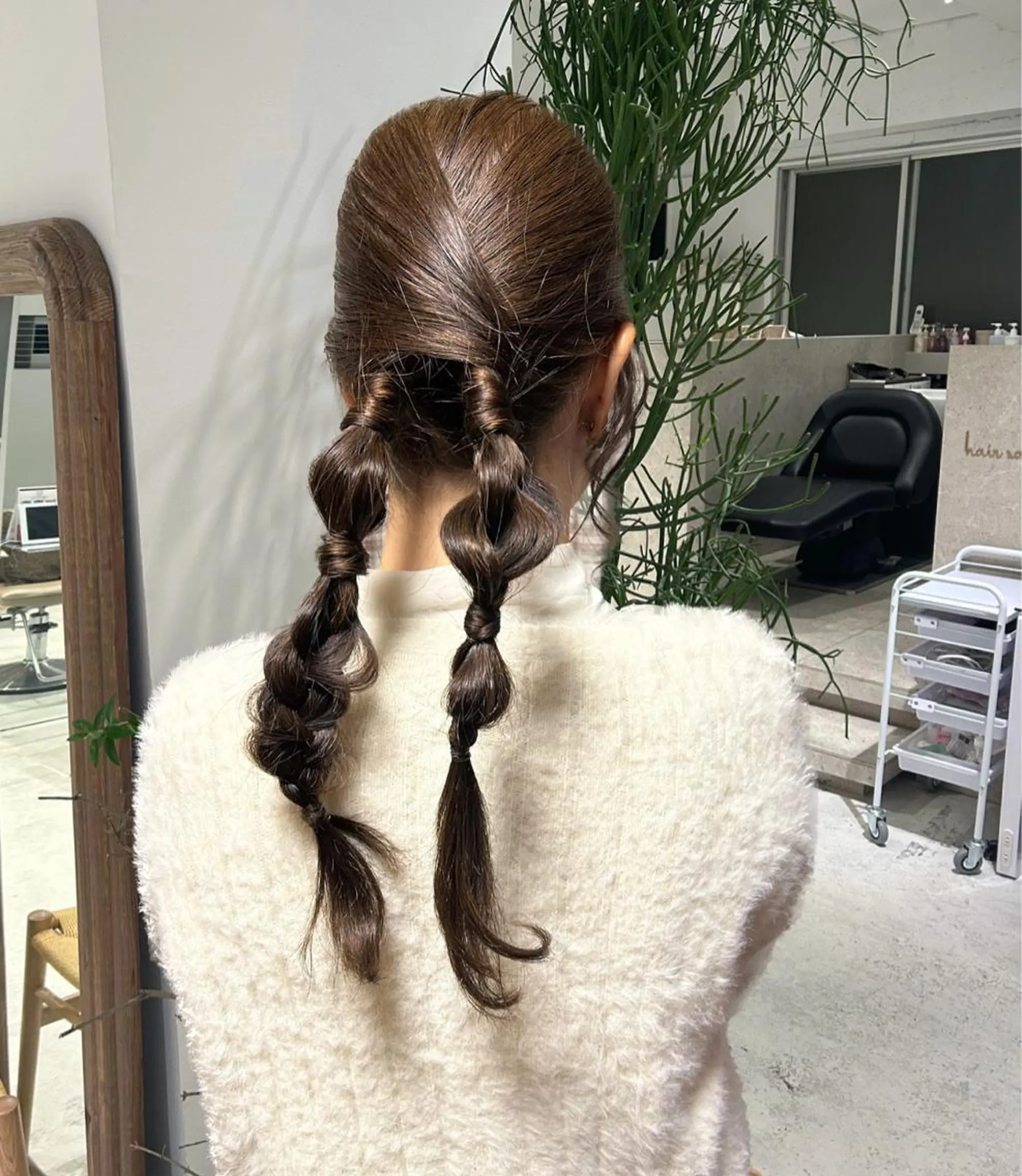 ロング ヘアアレンジ ヘアセット 透明感カラー🫧 nanohaのヘアスタイル