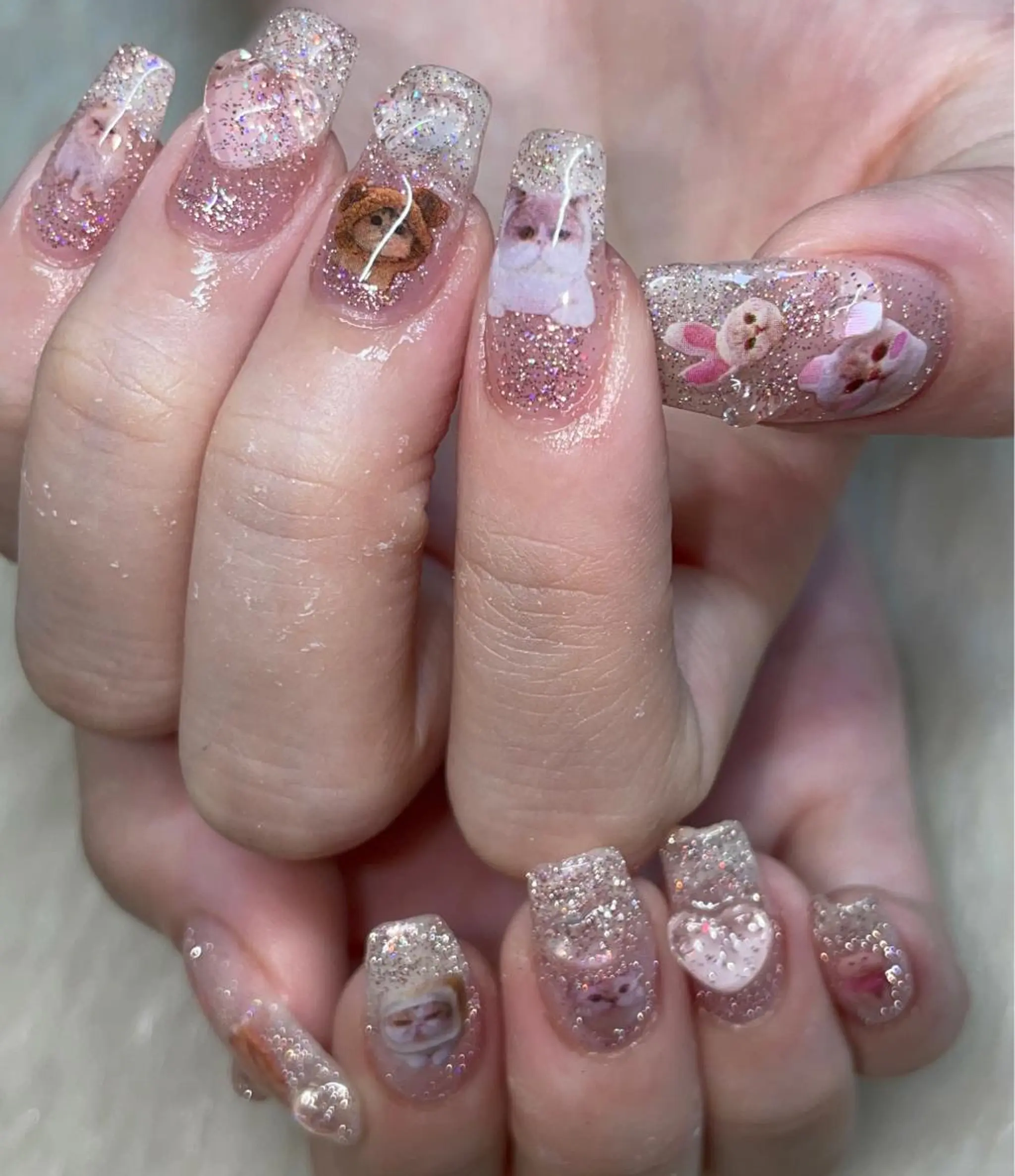 ネイル 持ち込み ハンドネイル 黒川 実祐のネイルデザイン