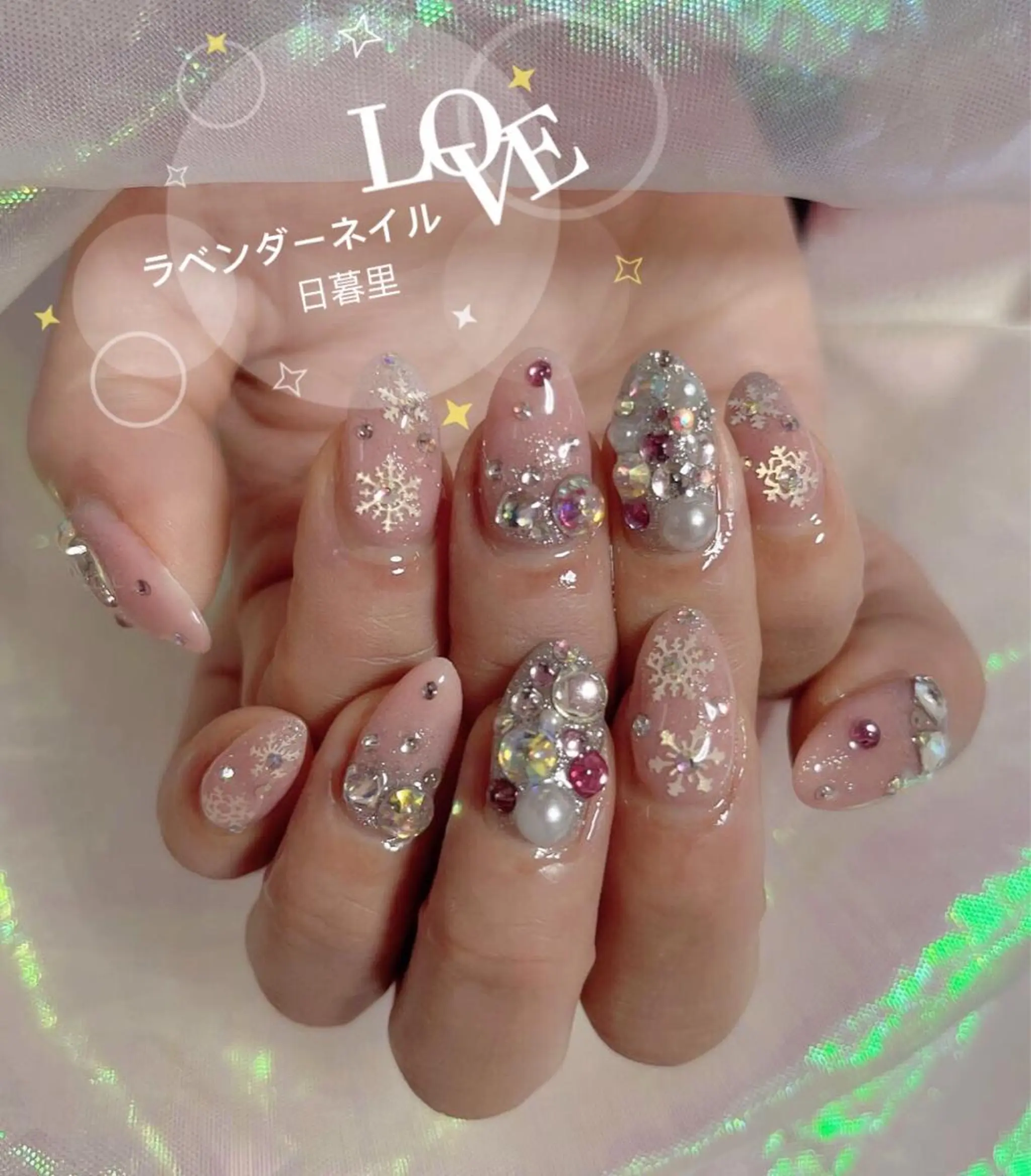 ネイル ラベンダー💖日暮里 ルル💖ネイルのネイルデザイン