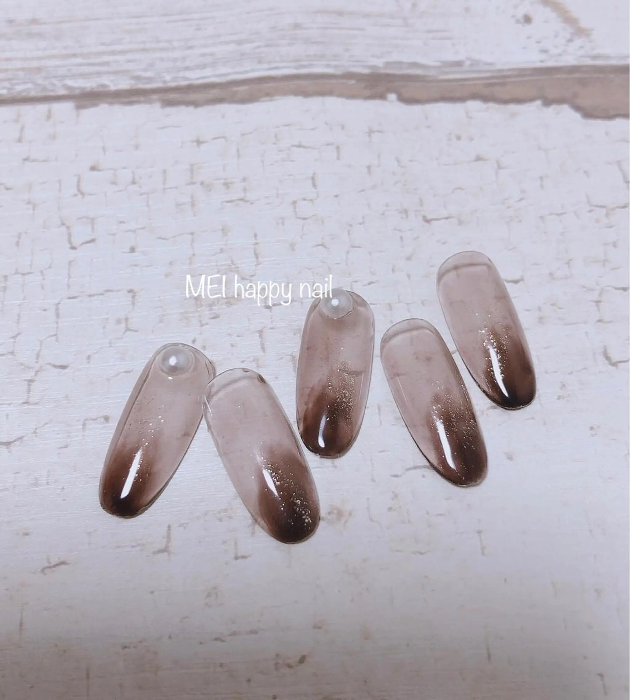 ネイル ハンドケア 北浦和 自爪育成ケアのネイルデザイン