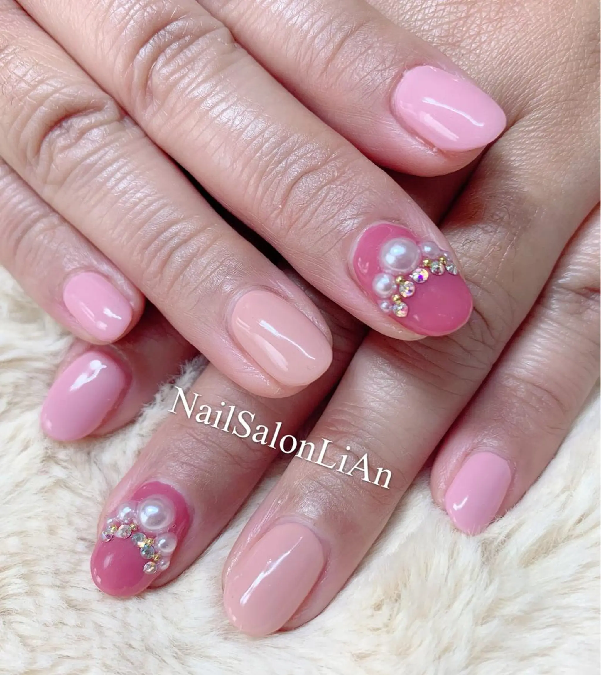 ネイル 持ち込み ハンドネイル NailSalon LiAnのネイルデザイン