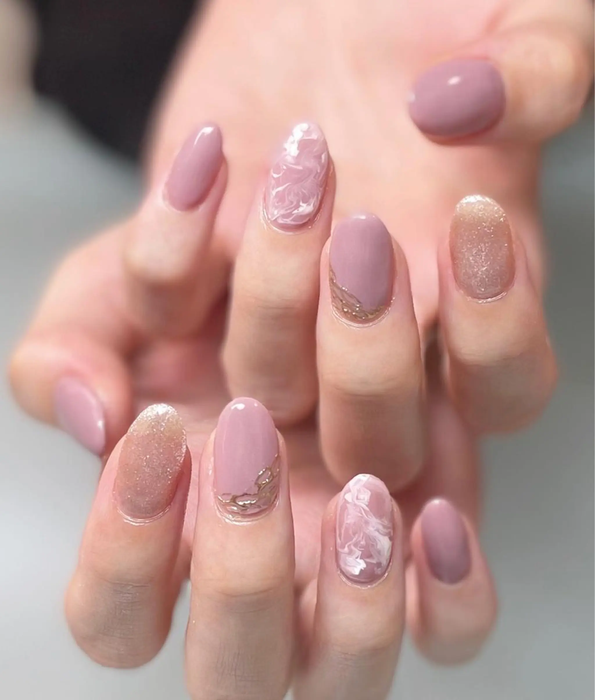 ネイル アートネイル ミラーネイル ハンドネイル M flore (エムフローレ)のネイルデザイン