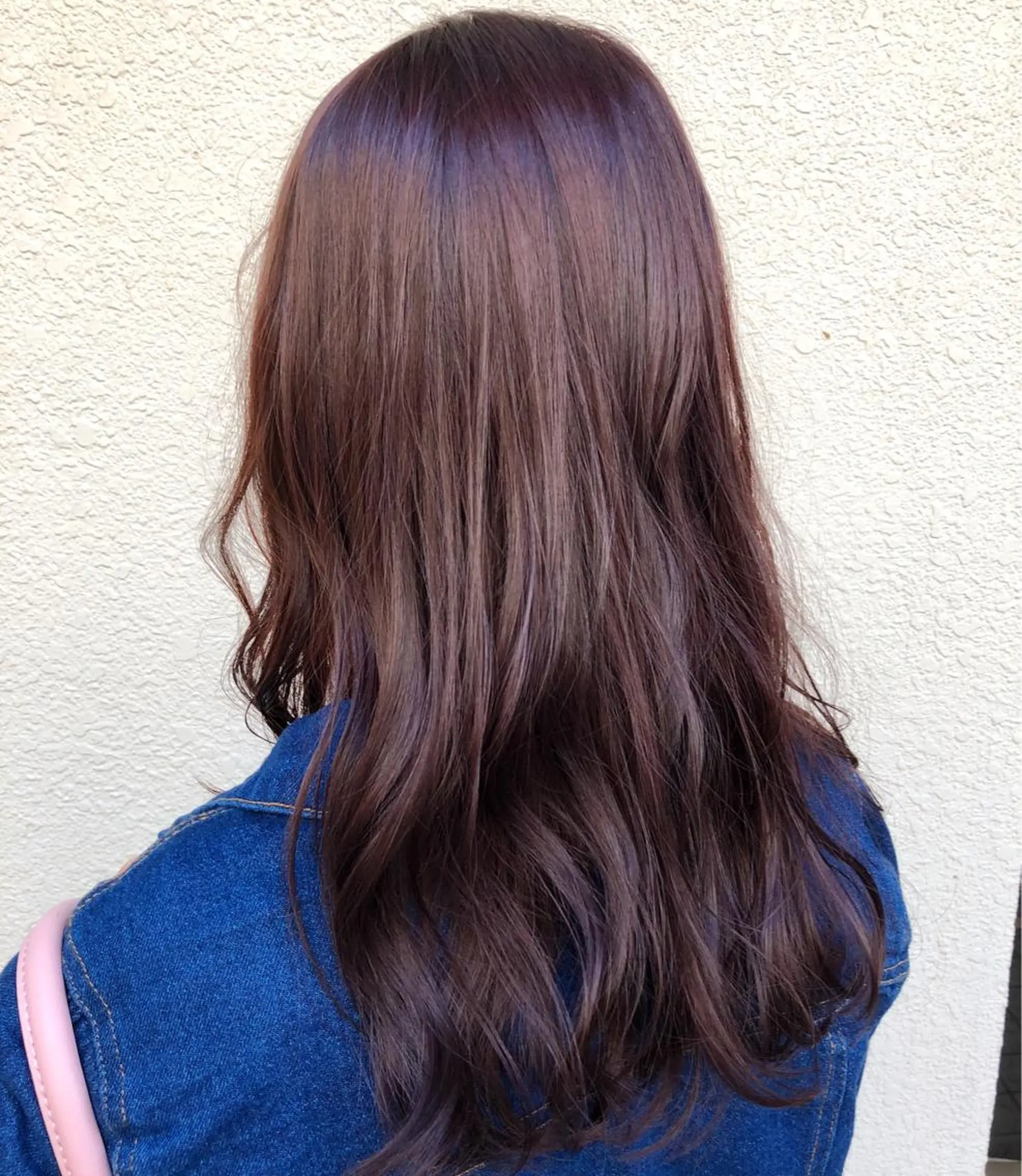 セミロング カラー パーマ ヘアアレンジ アッシュ ブリーチ ラベンダーカラー ラベンダーアッシュ ブリーチなしカラー 脱白髪染め特化GBG 自由が丘所属・【白髪ぼかし 専門GBG】自由が丘のヘアスタイル