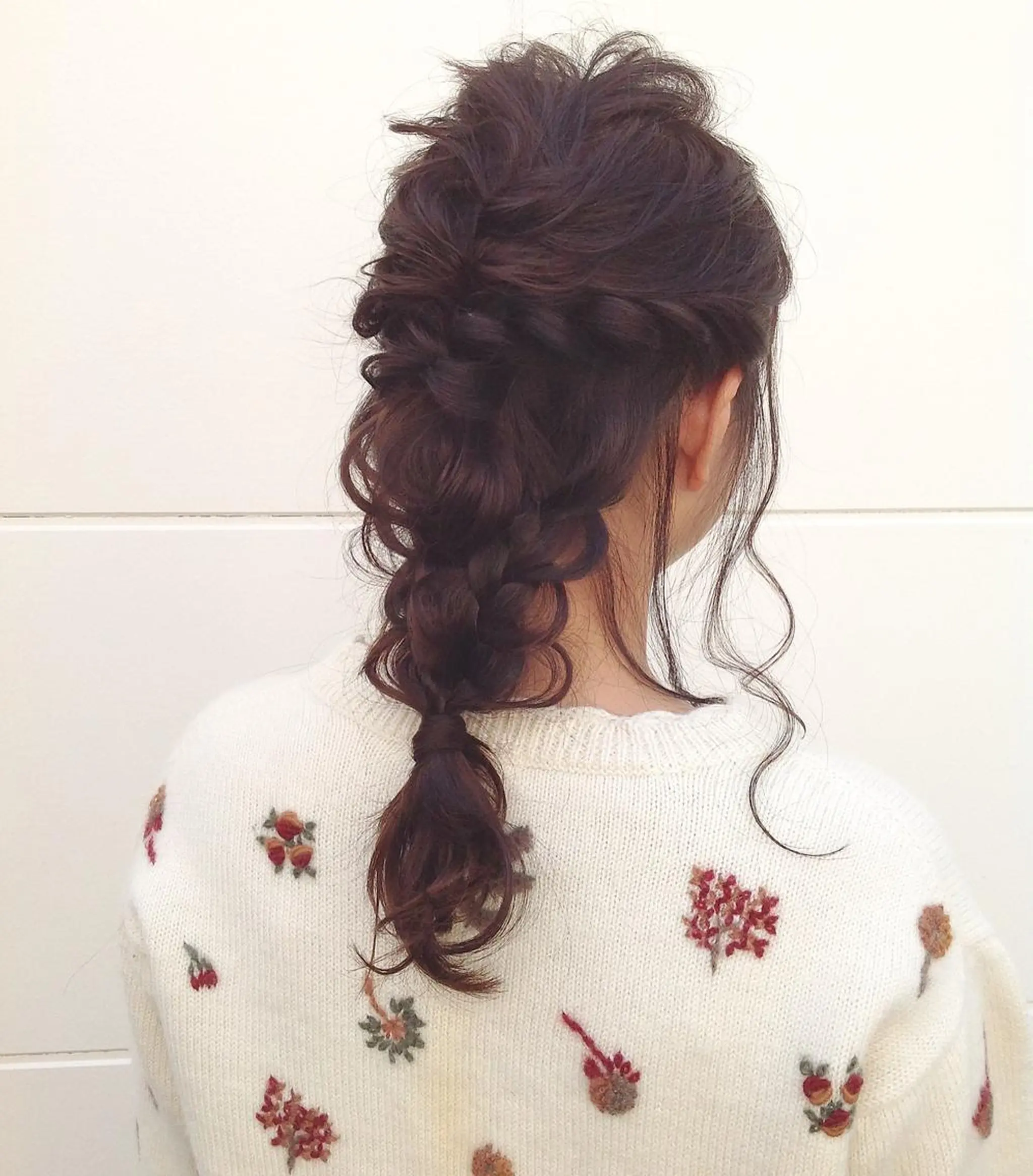 ロング カラー 榎園 由美のヘアスタイル