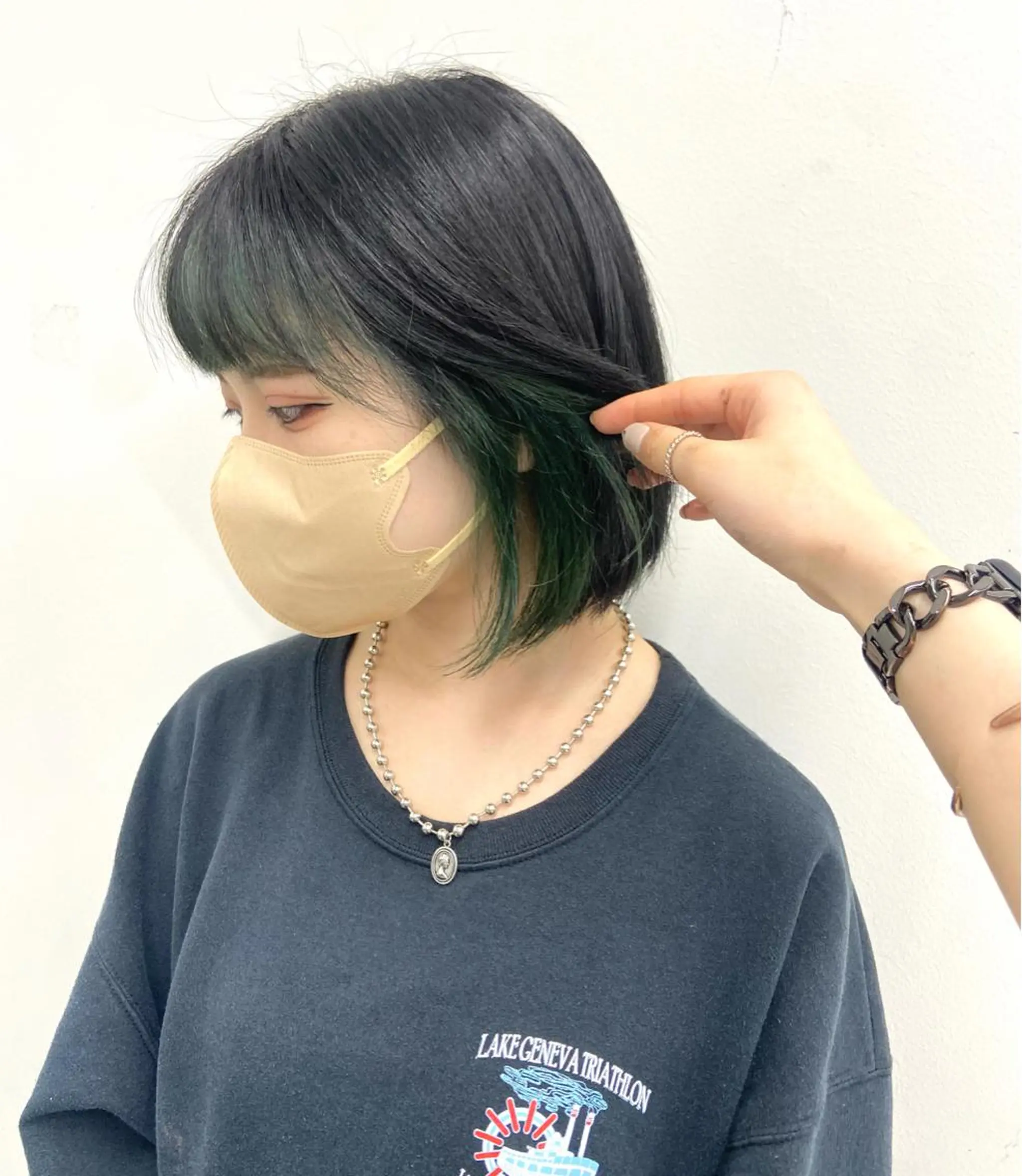 ミディアム 韓国レイヤー/ヘア カラー🎀ayamiのヘアスタイル