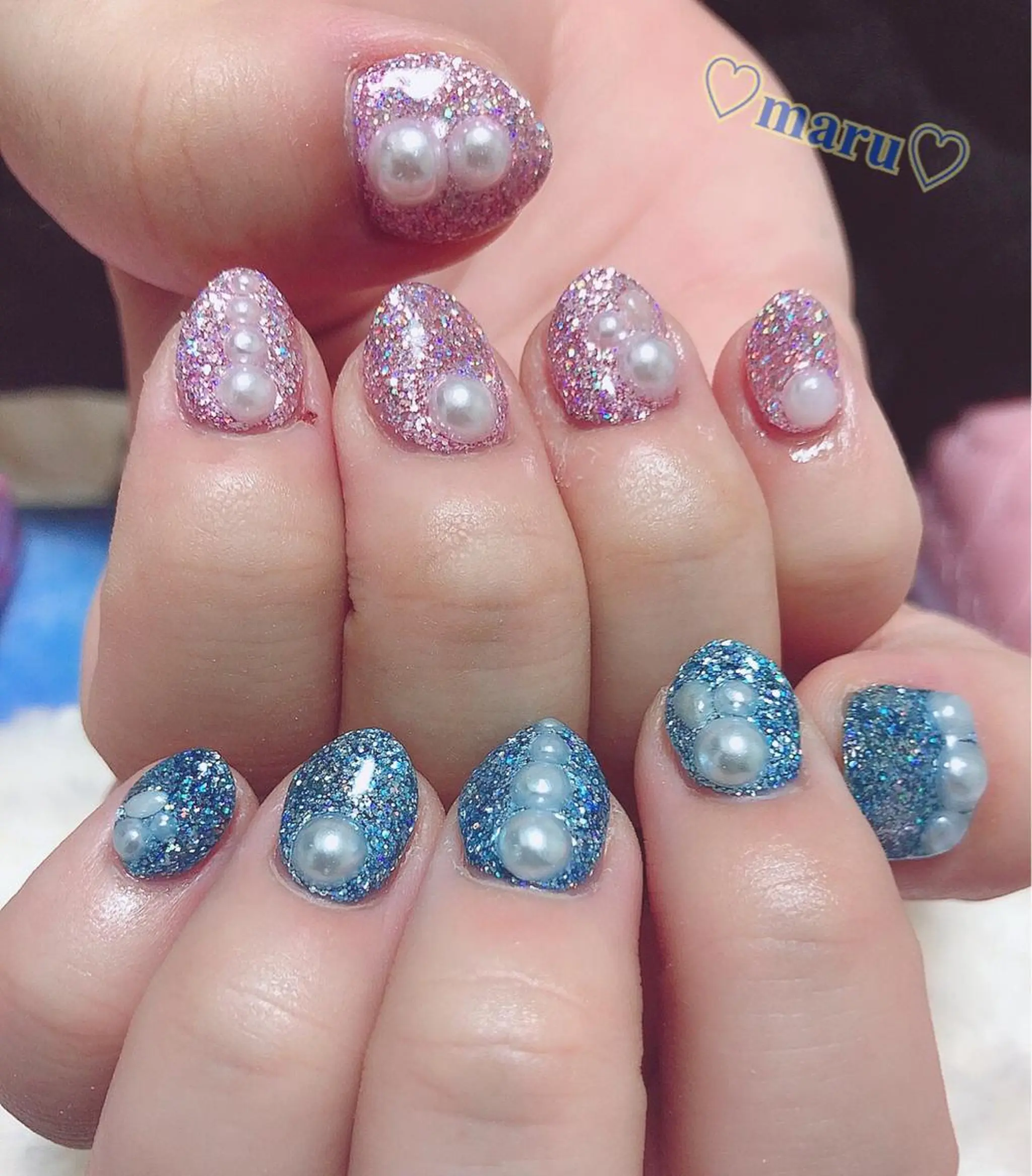 ネイル ハンドネイル フットネイル まるみ ♡のネイルデザイン
