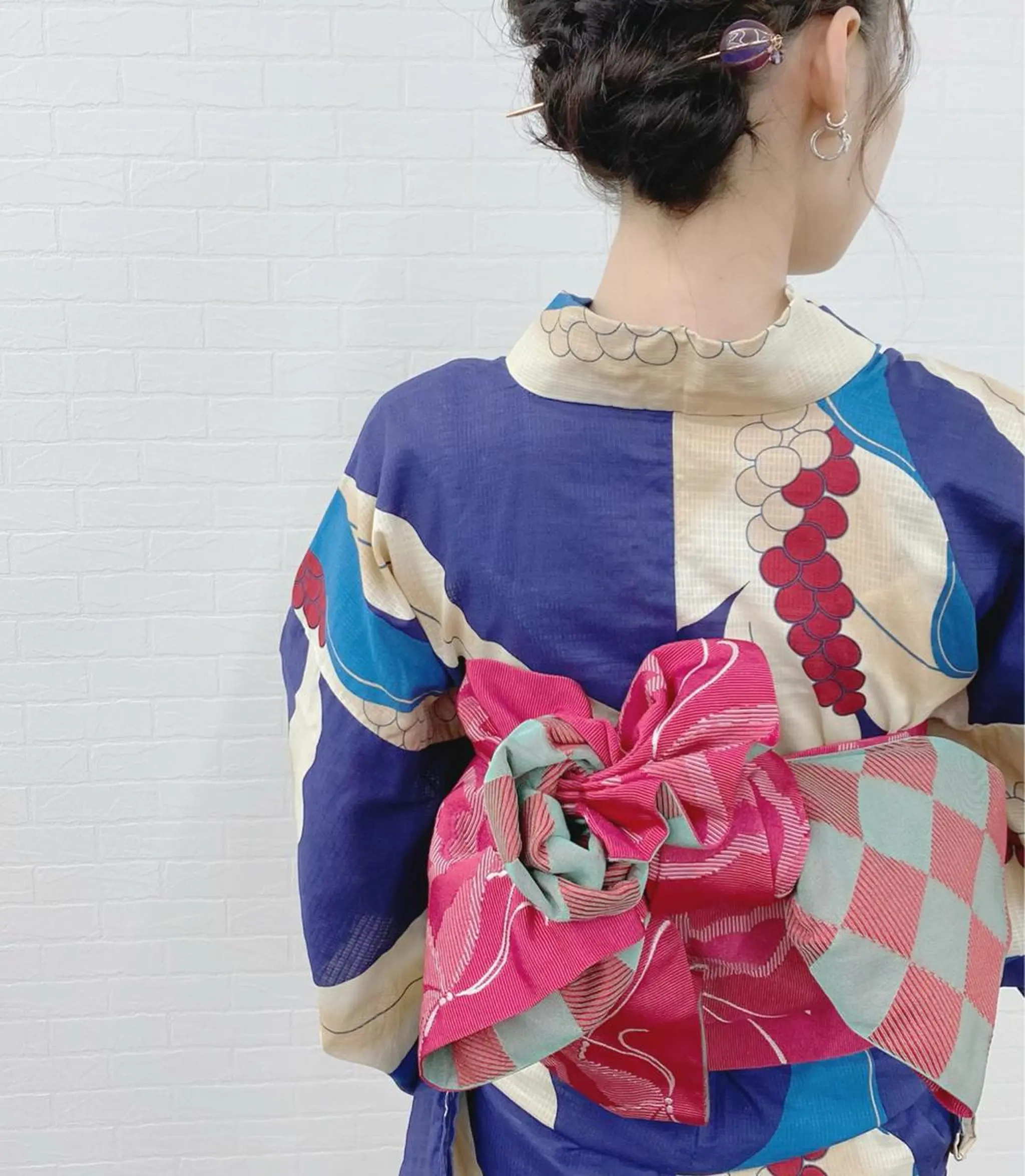 ロング ヘアアレンジ 浴衣 GRANLUSSO 〜グランルッソ駅前店所属・木口 嘉美のヘアスタイル