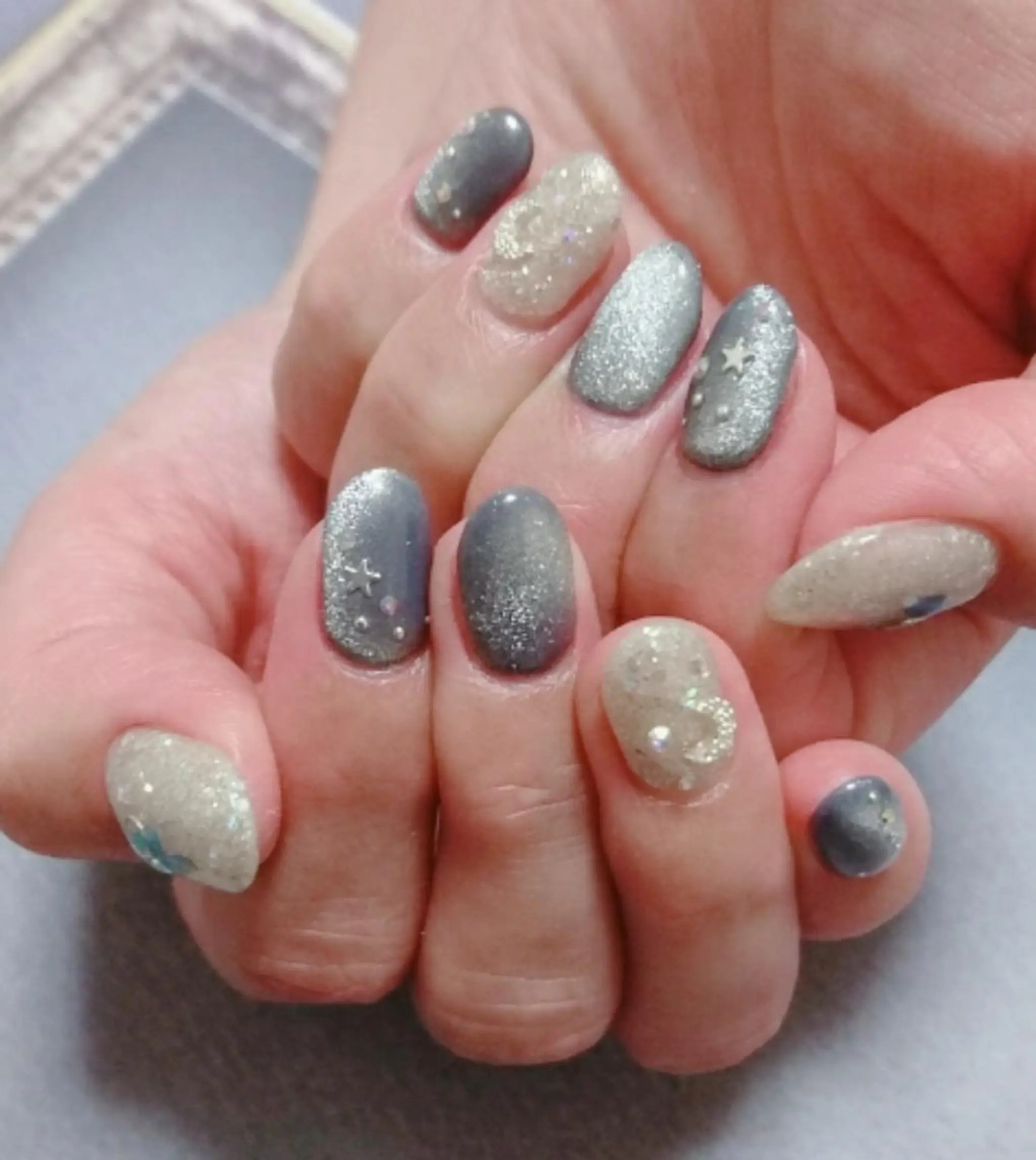 ネイル マグネットネイル Lakkus N－Aのネイルデザイン