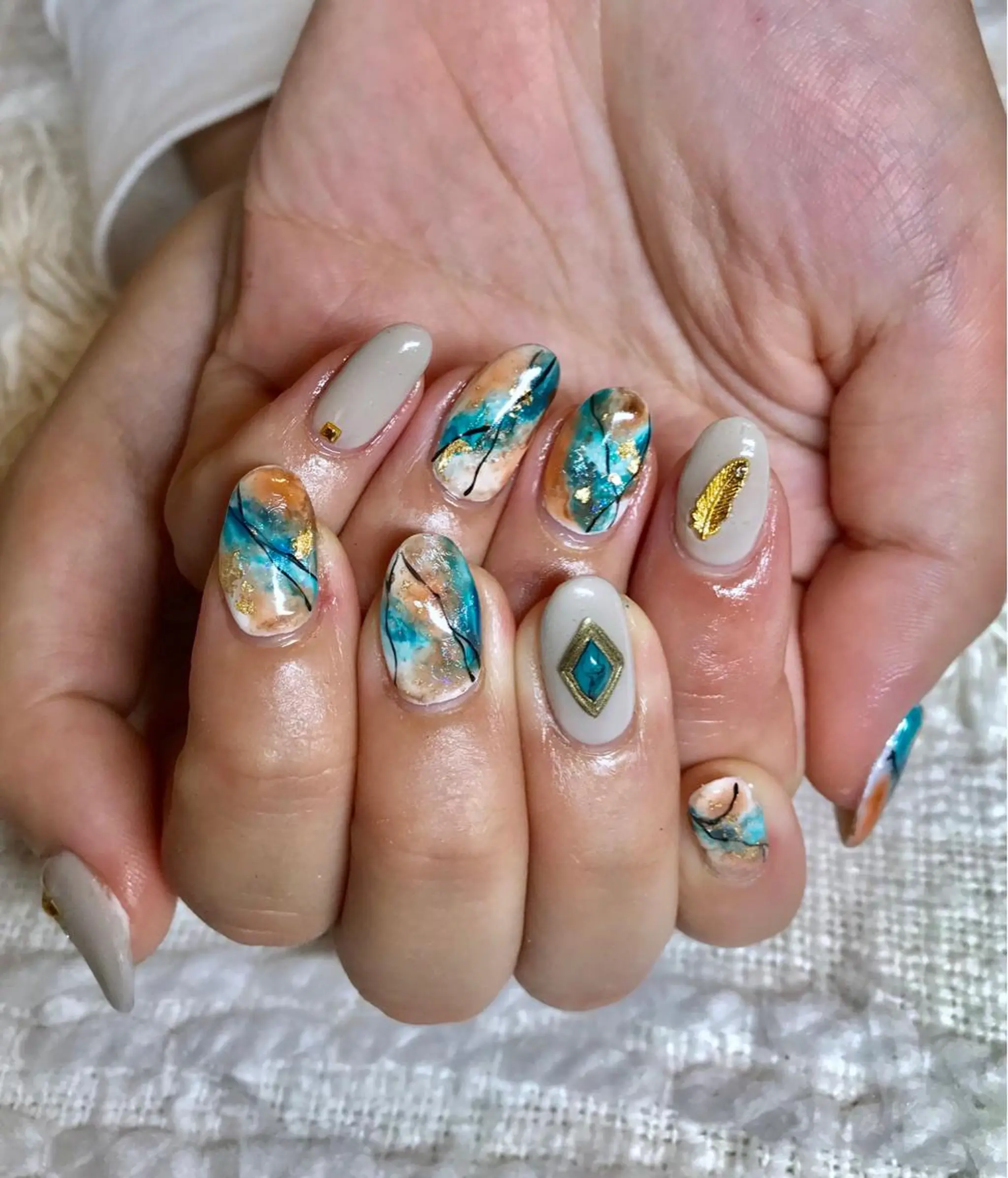 ミディアム ネイル マツエク・マツパ nail&eye Aoのマツエク・マツパデザイン