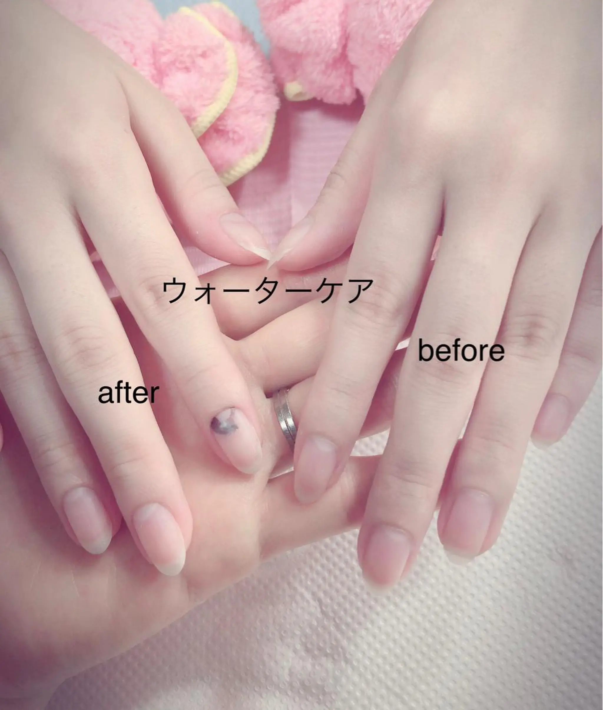 ネイル 北浦和 自爪育成ケアのネイルデザイン