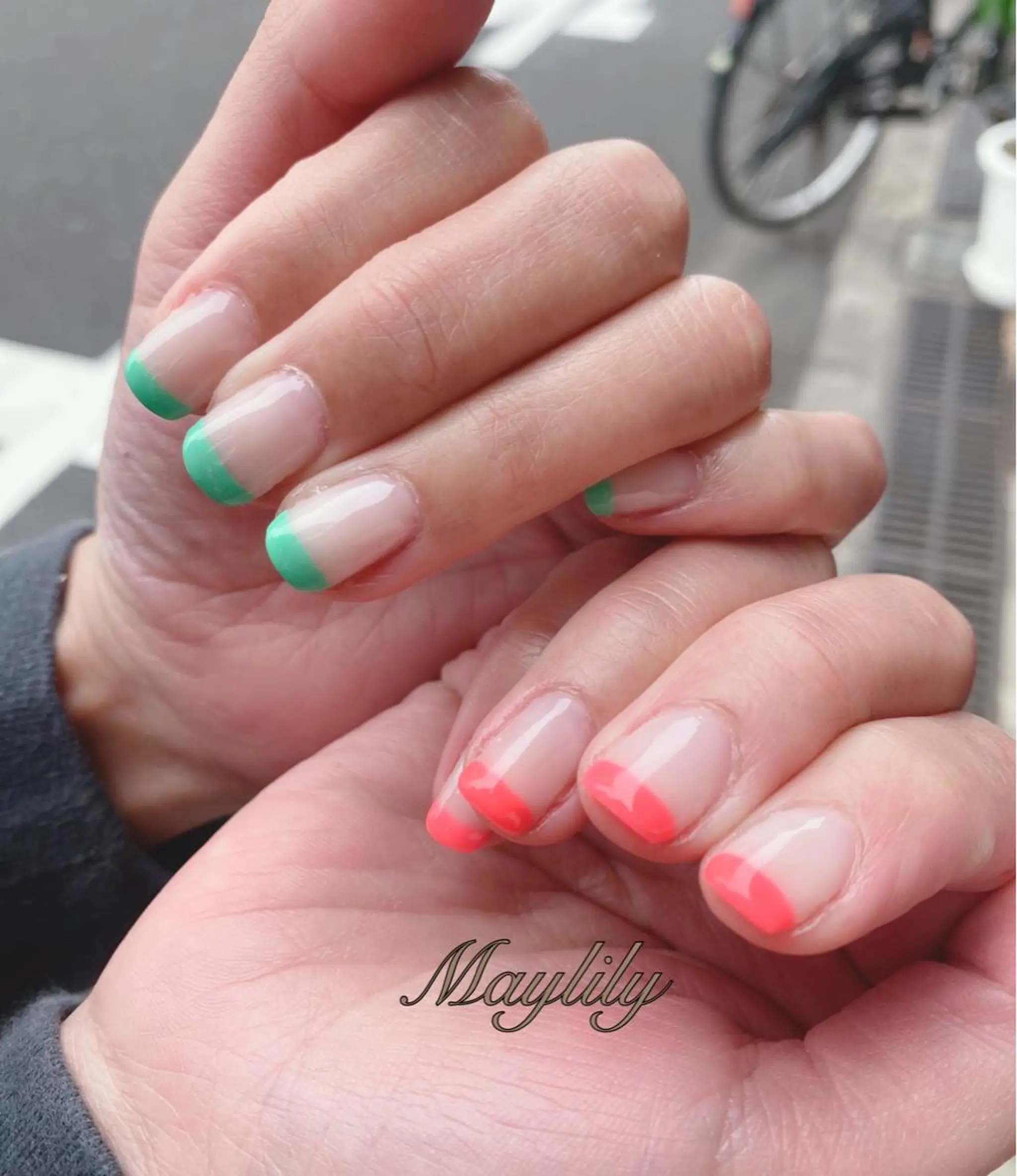 ネイル 持ち込み ハンドネイル Nail care salon Maylily所属・Nail salon Maylilyのネイルデザイン