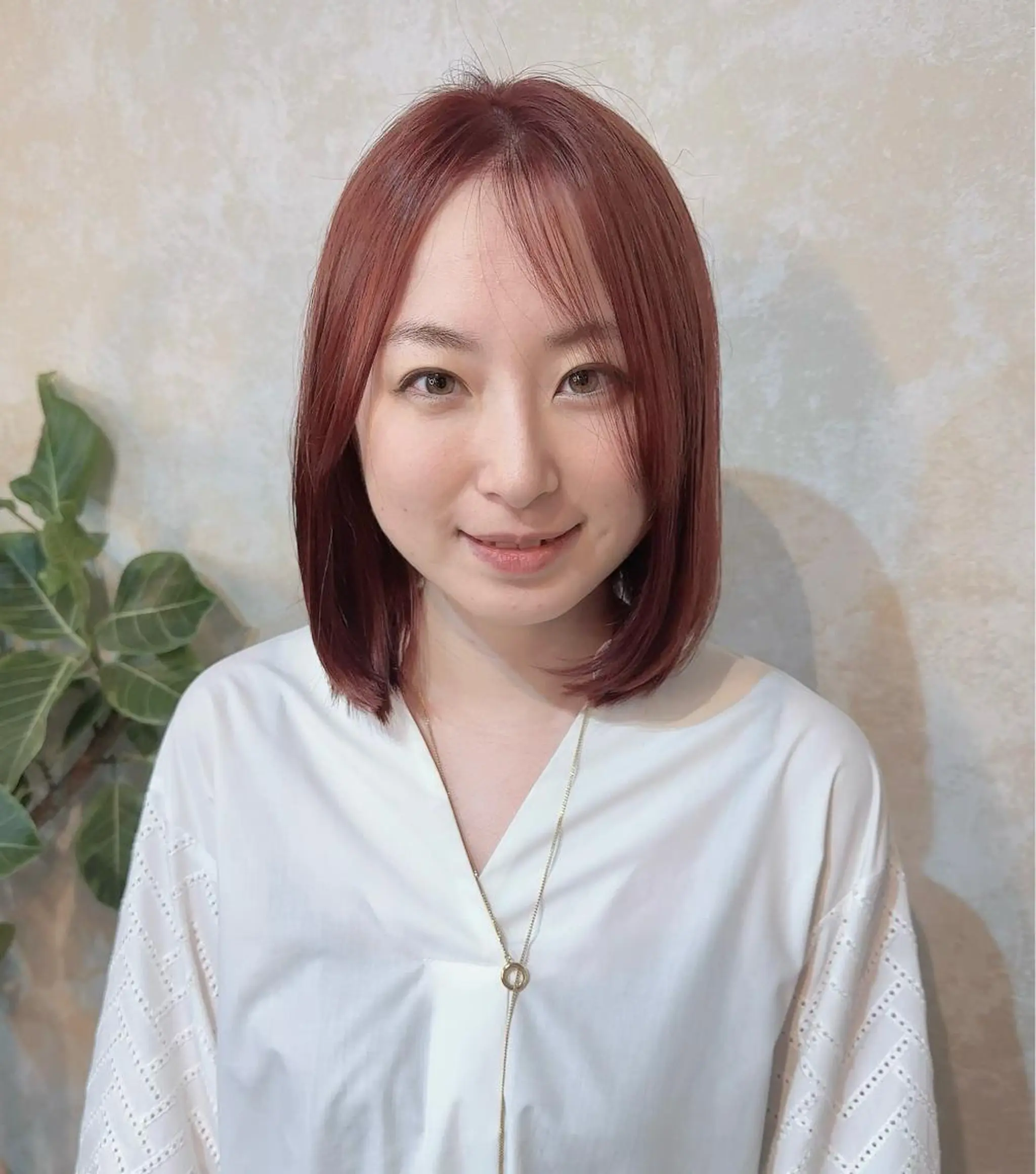 ミディアム カラー ブリーチ ピンクカラー バイオレットカラー 髪質改善 カット ヘアカラー トリートメント 髪質改善/縮毛矯正 /naokiのヘアスタイル