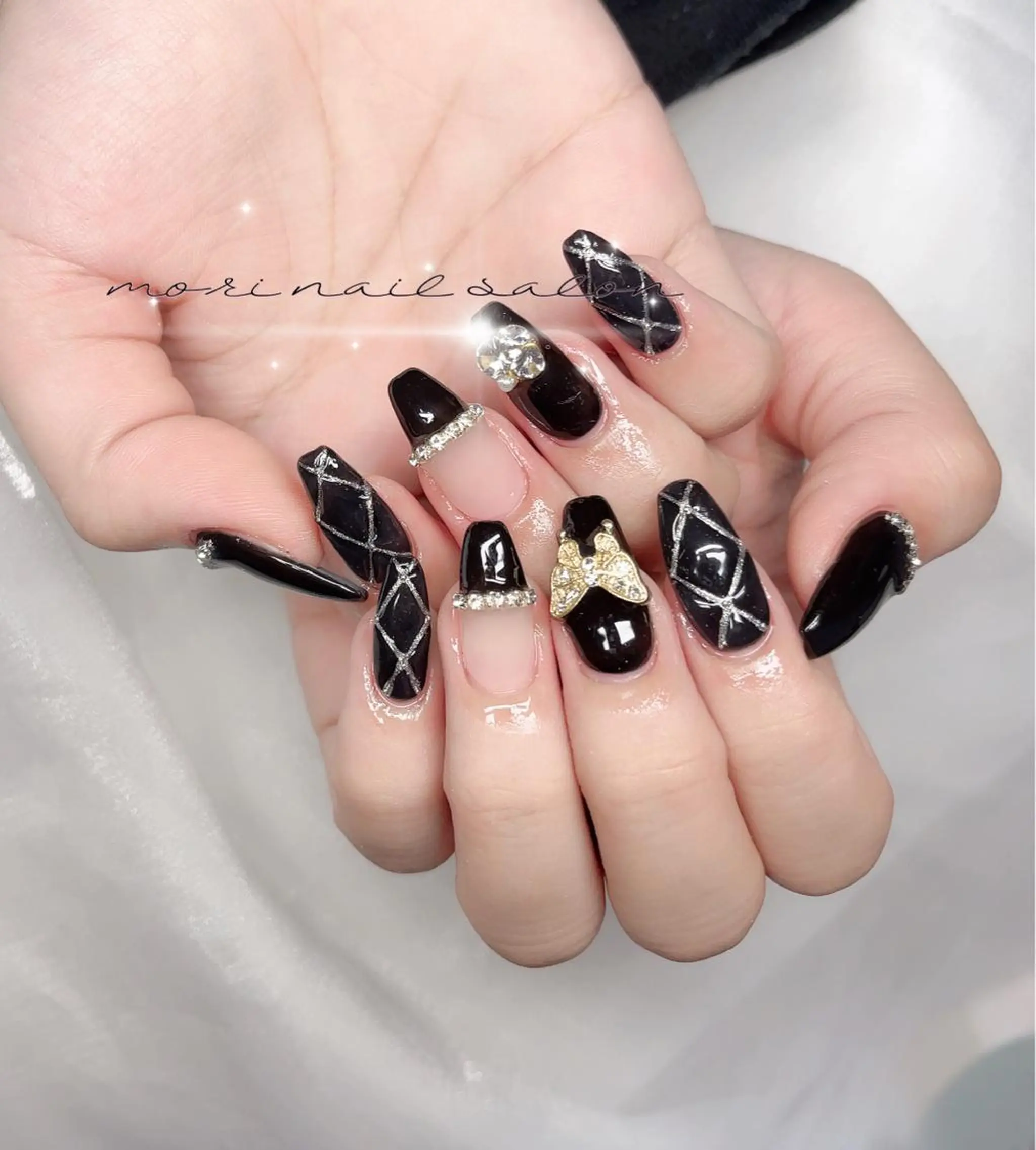 ネイル ハンドネイル 森 ネイルサロンのネイルデザイン