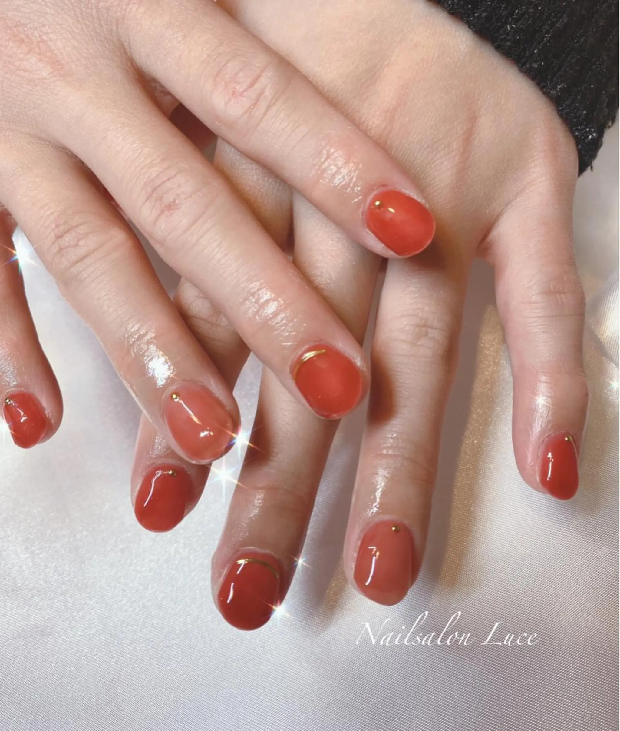 ネイル ジェルネイル ワンカラーネイル ネイル& 脱毛サロン　Lのマツエク・マツパデザイン