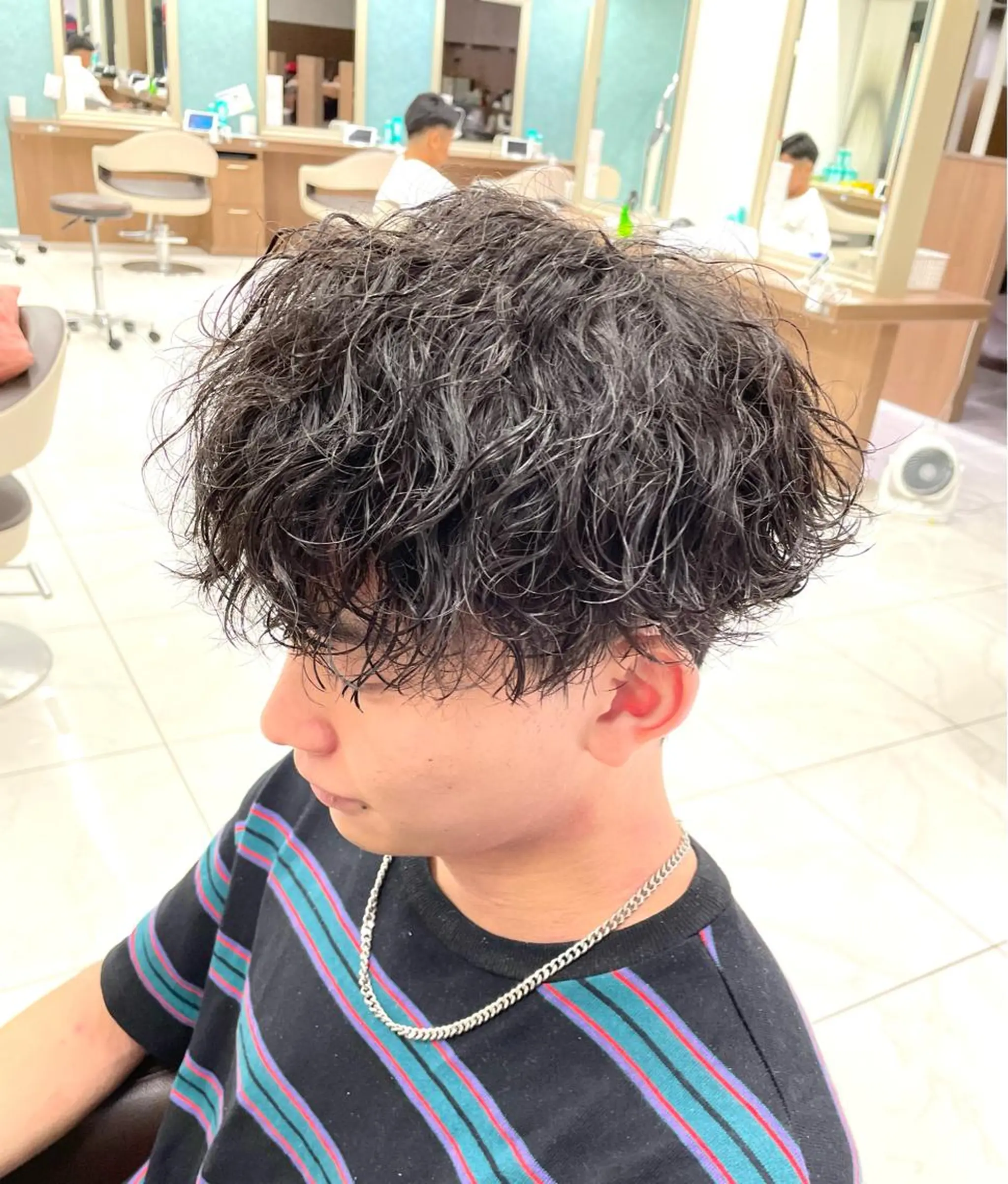 ショート パーマ メンズ 【メンズ特化】 池田大成✂︎のヘアスタイル