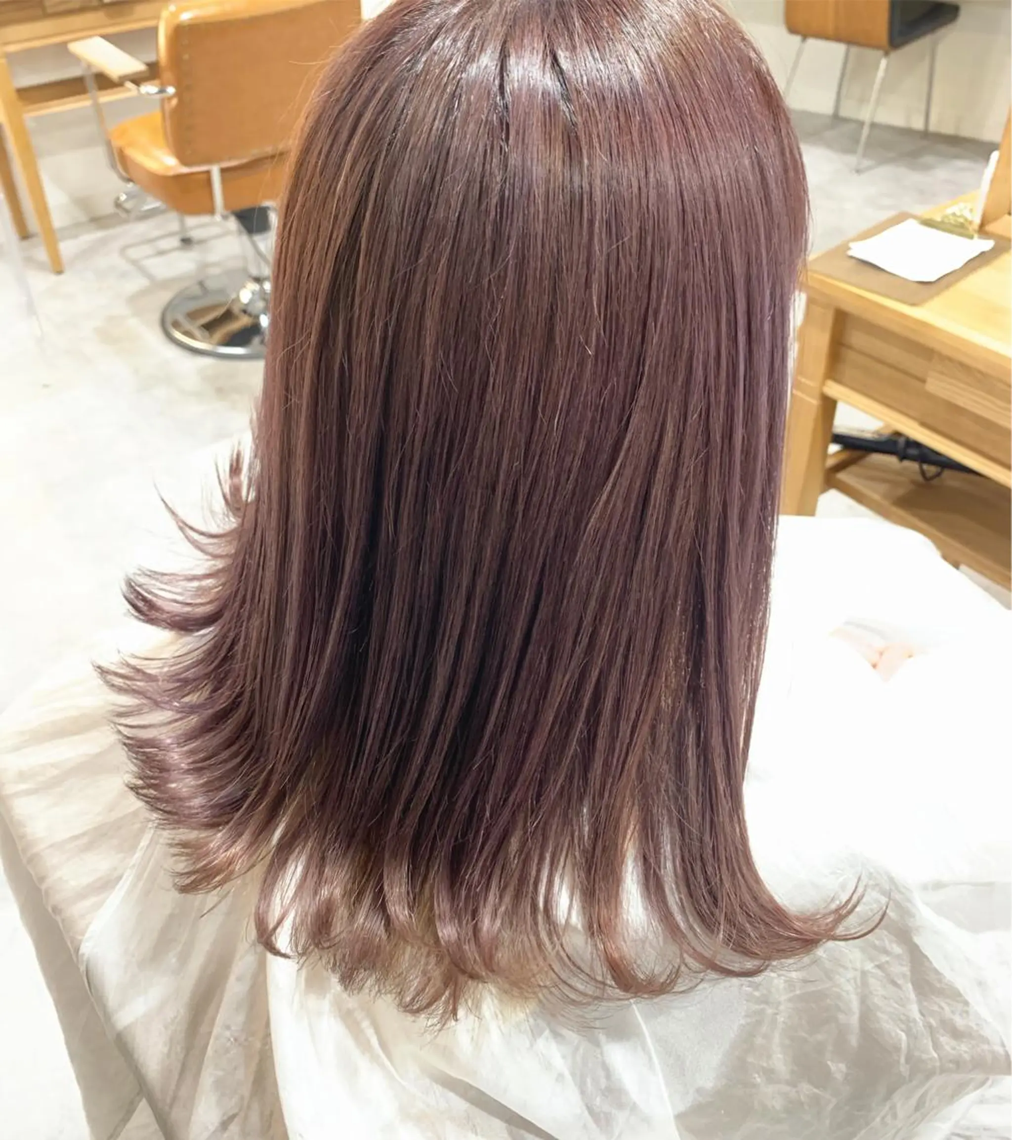 セミロング ブリーチ/アレンジ 天満/chihiroのヘアスタイル