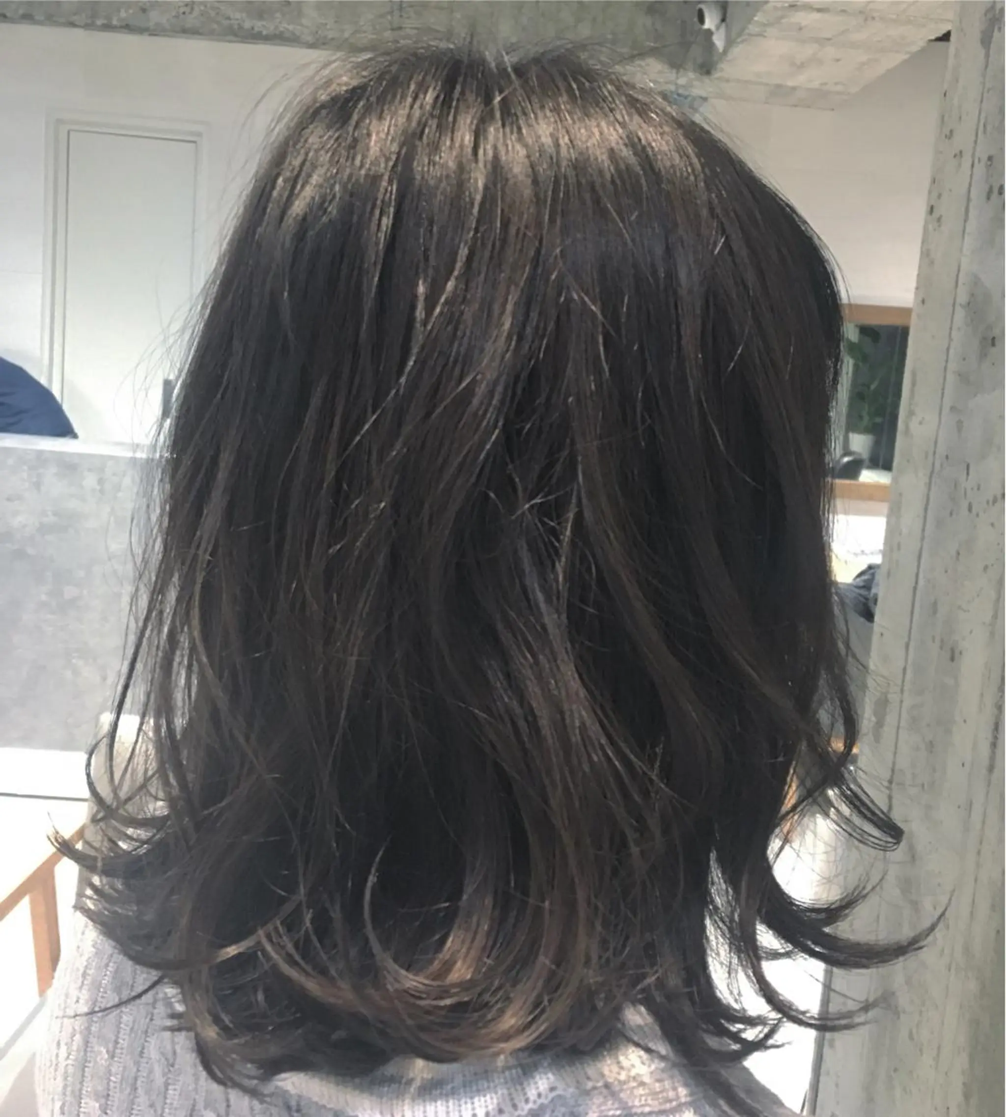 ミディアム カラー アッシュ スタイリスト /仲川葵のヘアスタイル