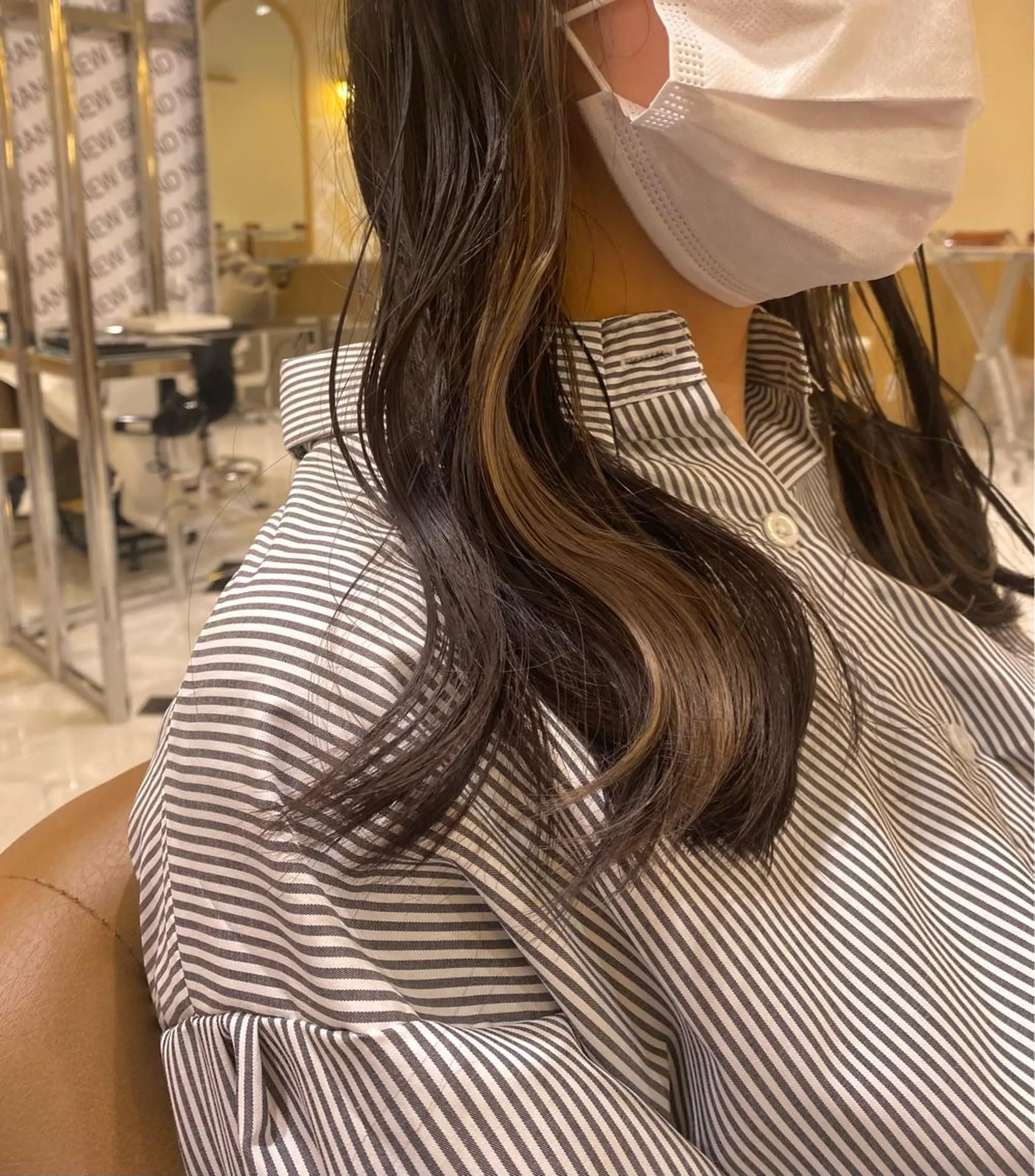 セミロング 坂井 茅聖のヘアスタイル