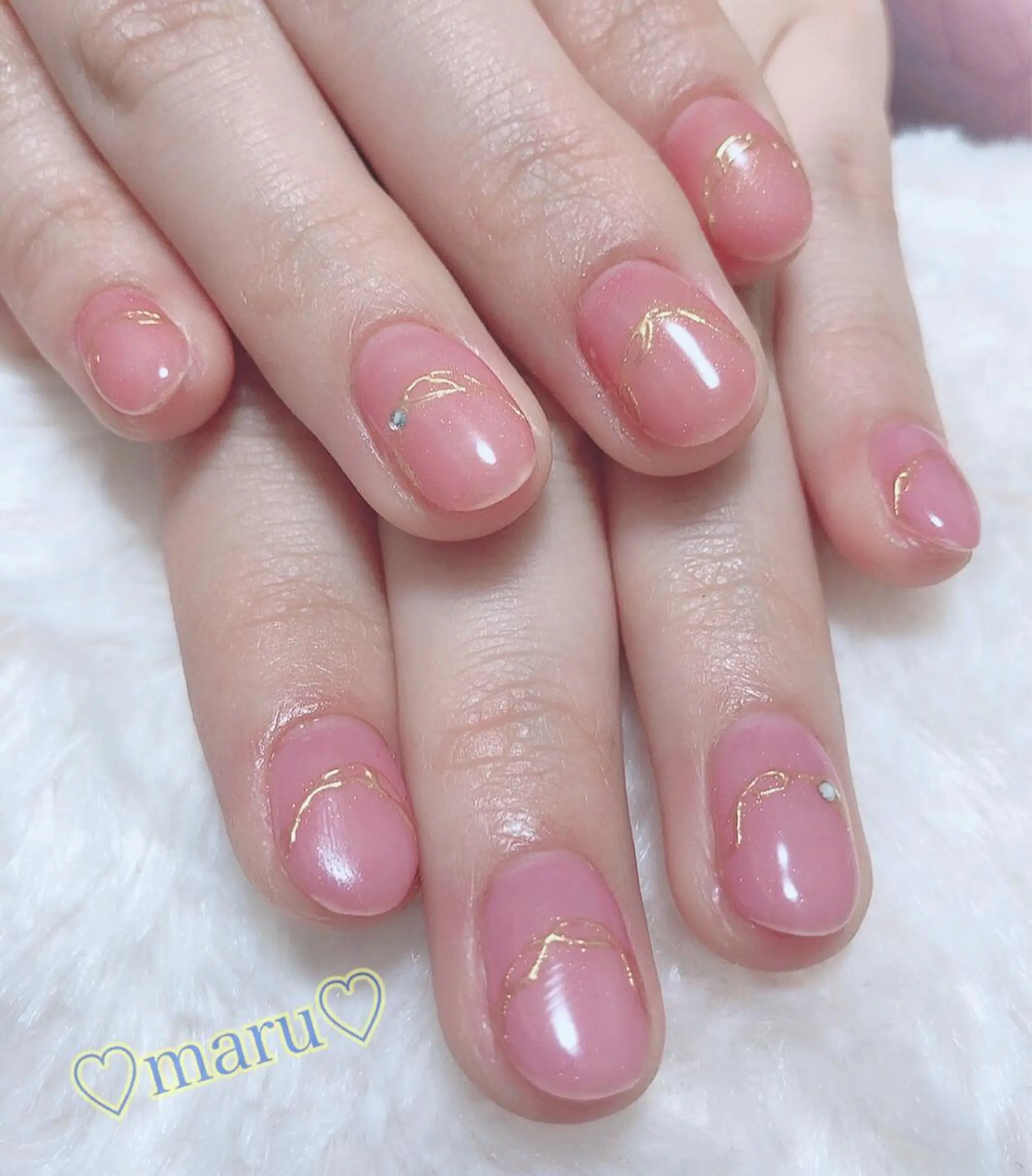 ネイル ハンドネイル フットネイル まるみ ♡のネイルデザイン