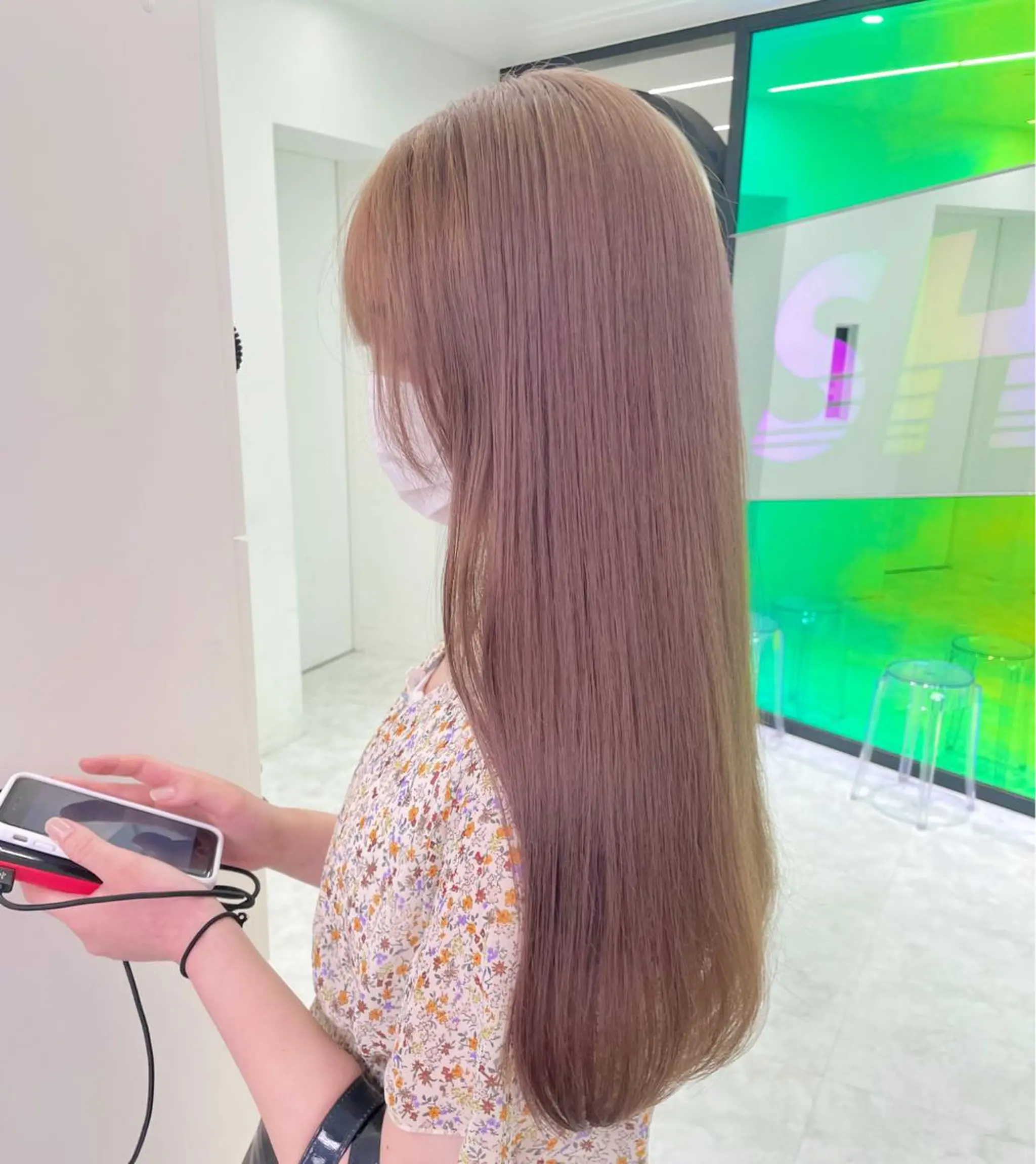 ロング カラー 💖韓国×王道 ハイトーン💖のヘアスタイル