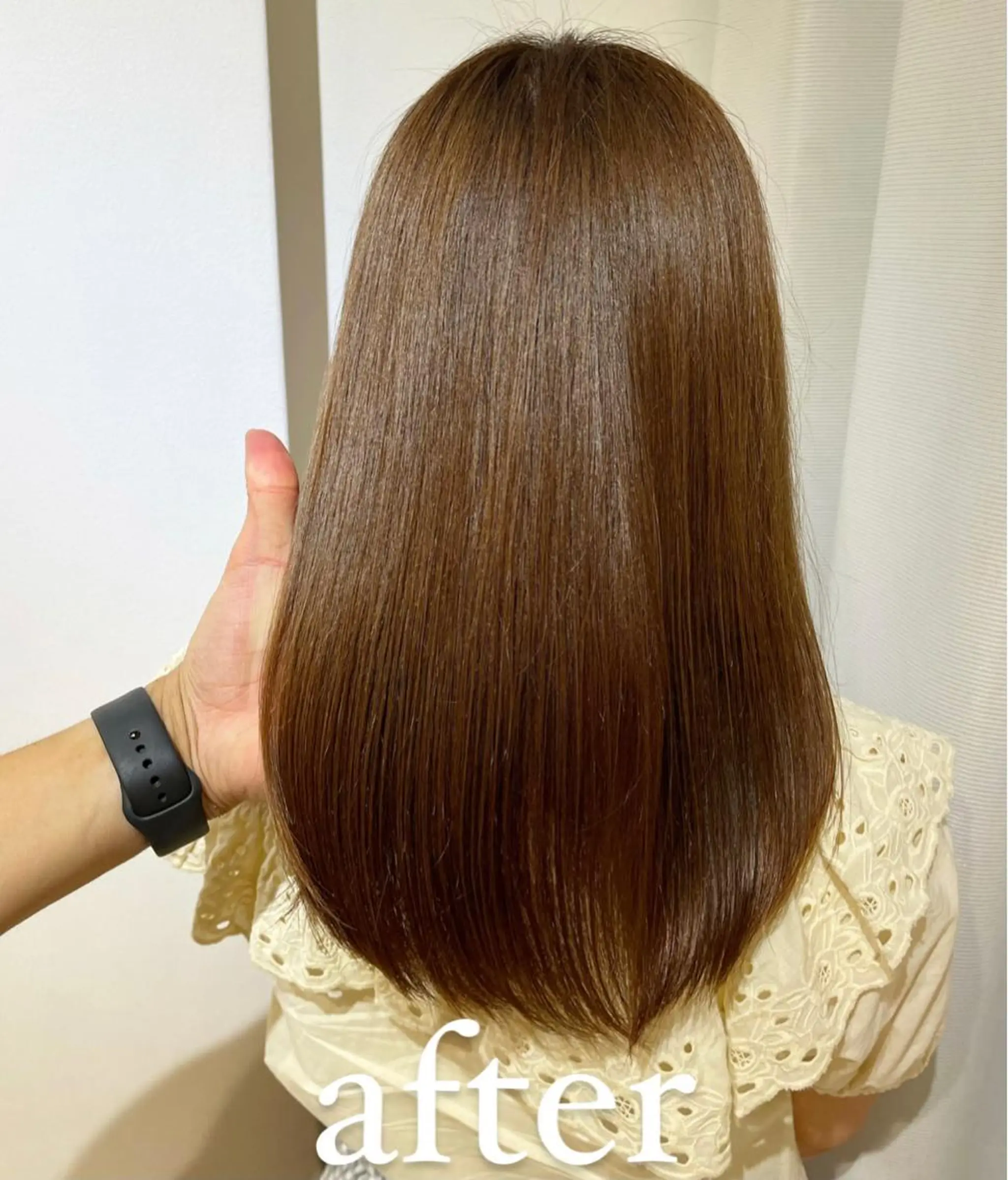 ミディアム カラー ベージュカラー ブリーチ カット ヘアカラー トリートメント eins.hair所属・過去一の柔髪ヘア 🌿einshairのヘアスタイル