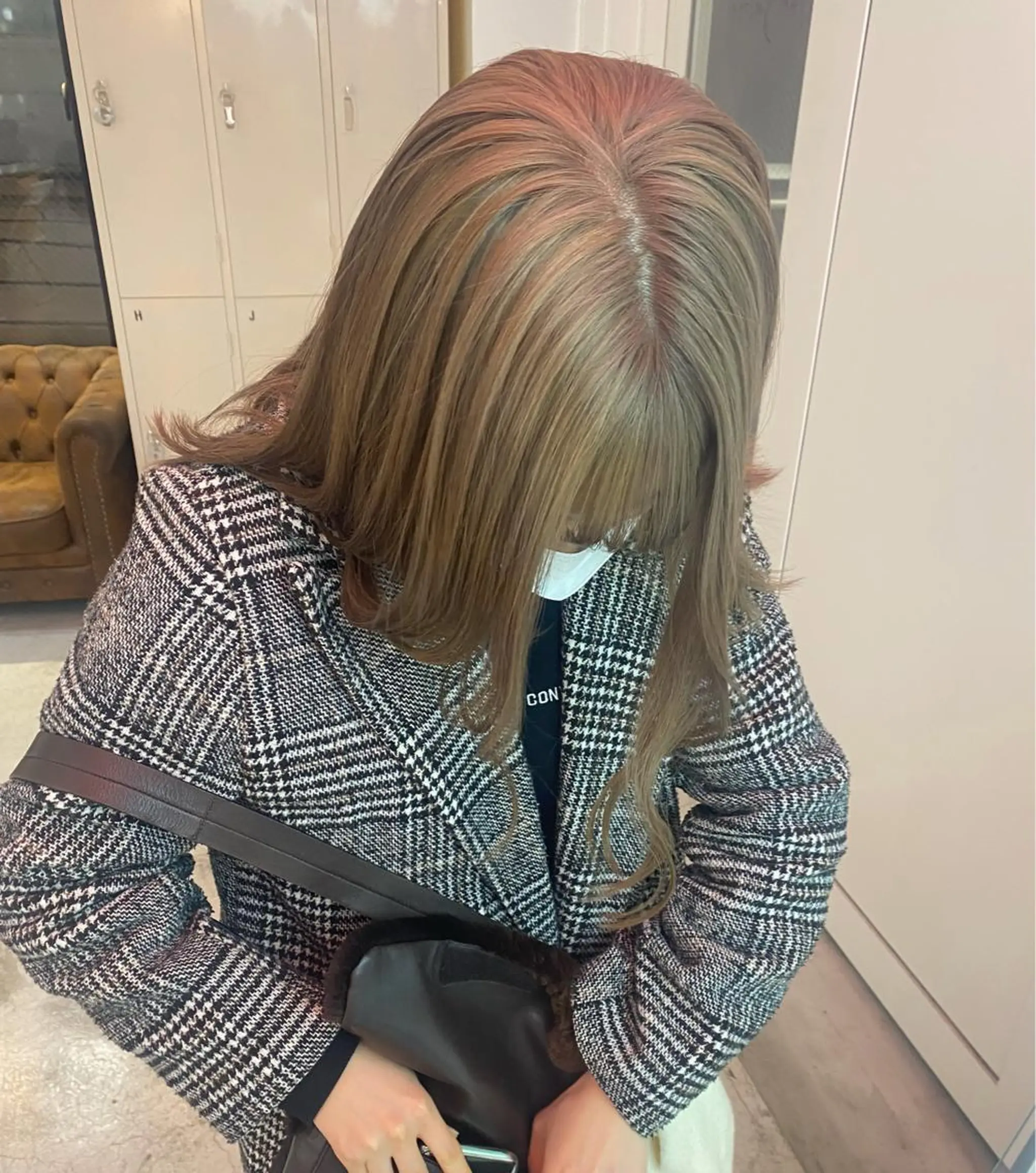 セミロング aoi ♡グレージュ ・ベージュカラーのヘアスタイル