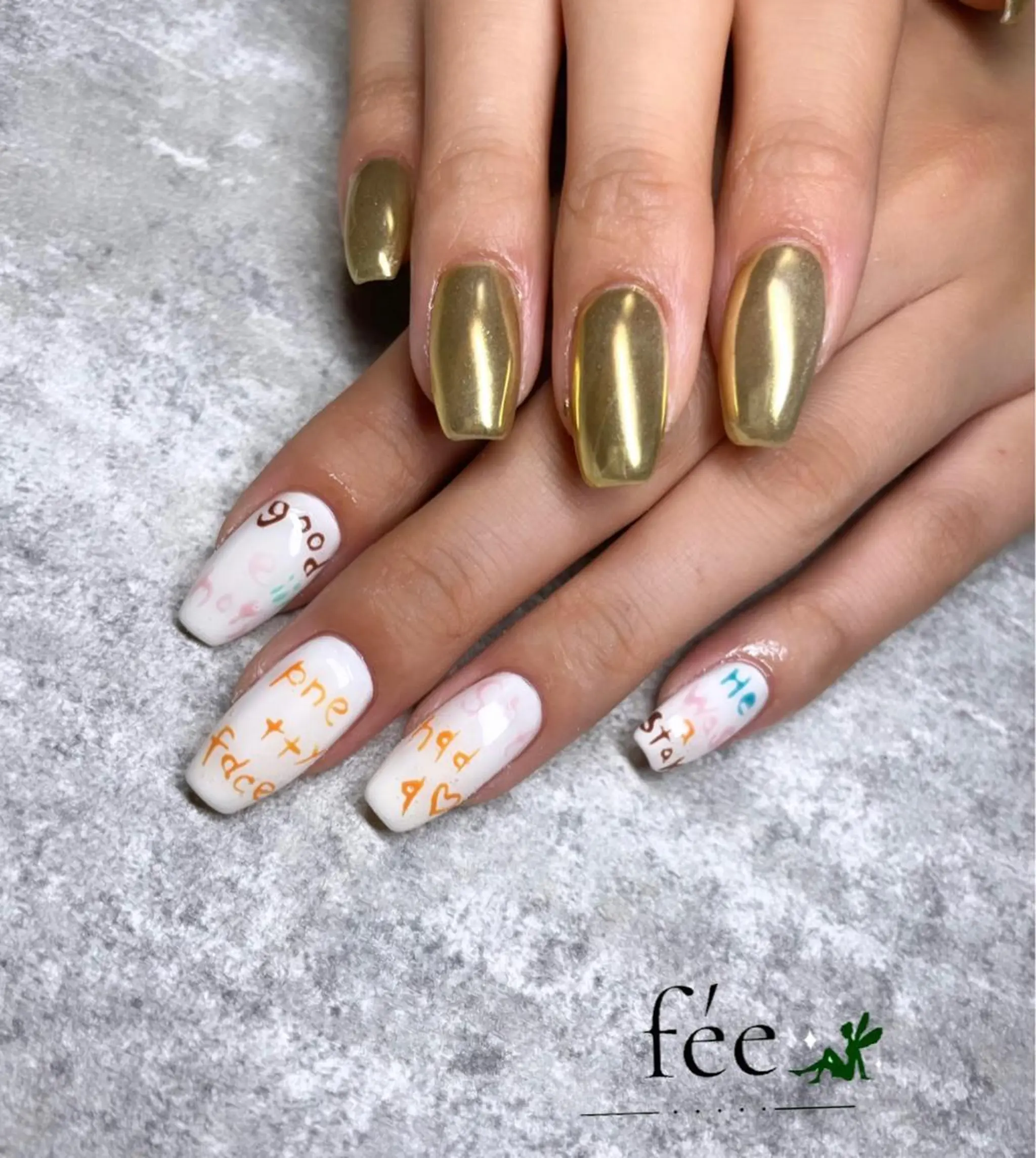 ネイル フットネイル ジェルネイル 韓国ネイル マグネットネイル ミラーネイル ハンドネイル nail salon fee（フィー）のネイルデザイン