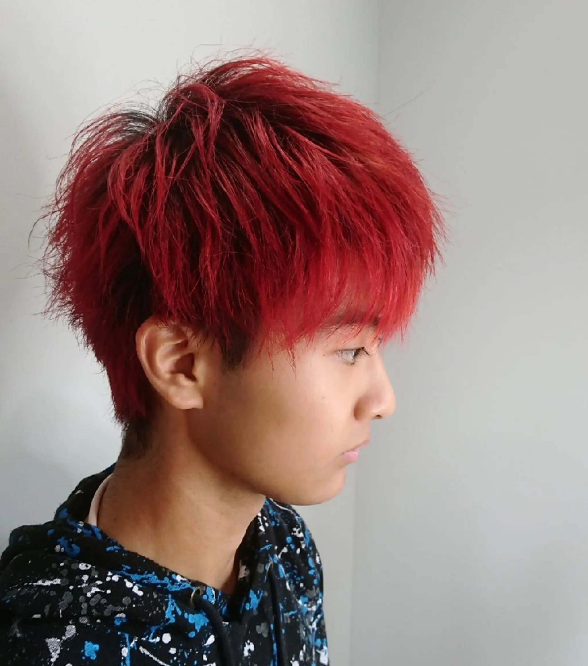 カラー メンズ 透明感ハイトーン☆ 今津 佑太のヘアスタイル