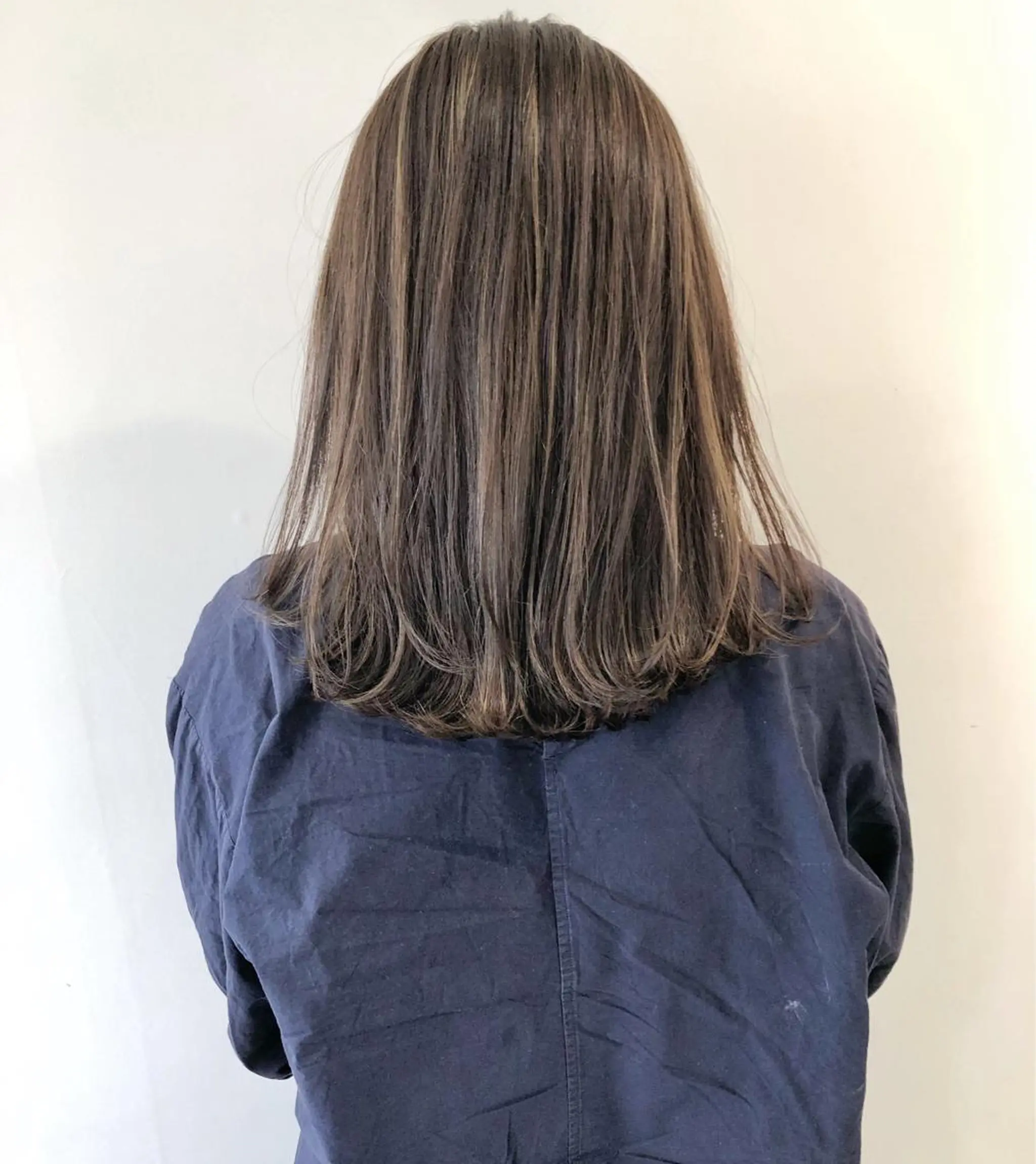 セミロング ハイライト ボブ/レイヤー 🌟梅田盛一🌟のヘアスタイル