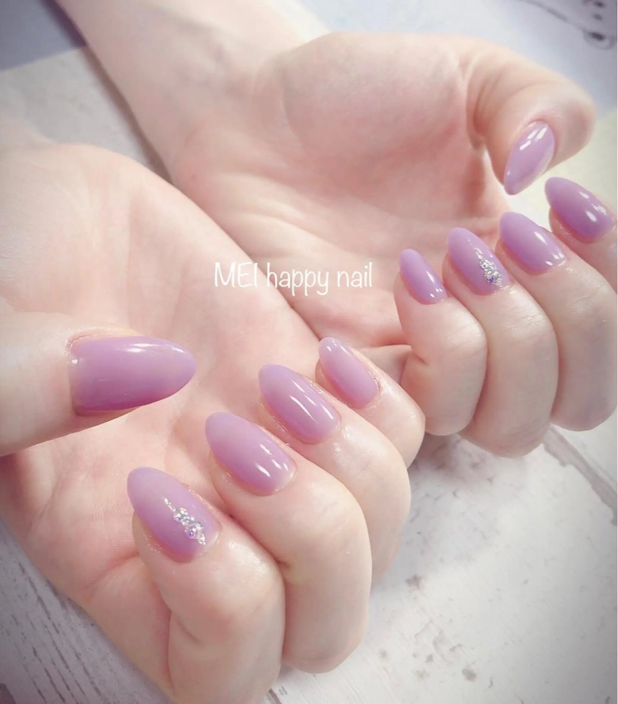 ネイル 北浦和 自爪育成ケアのネイルデザイン