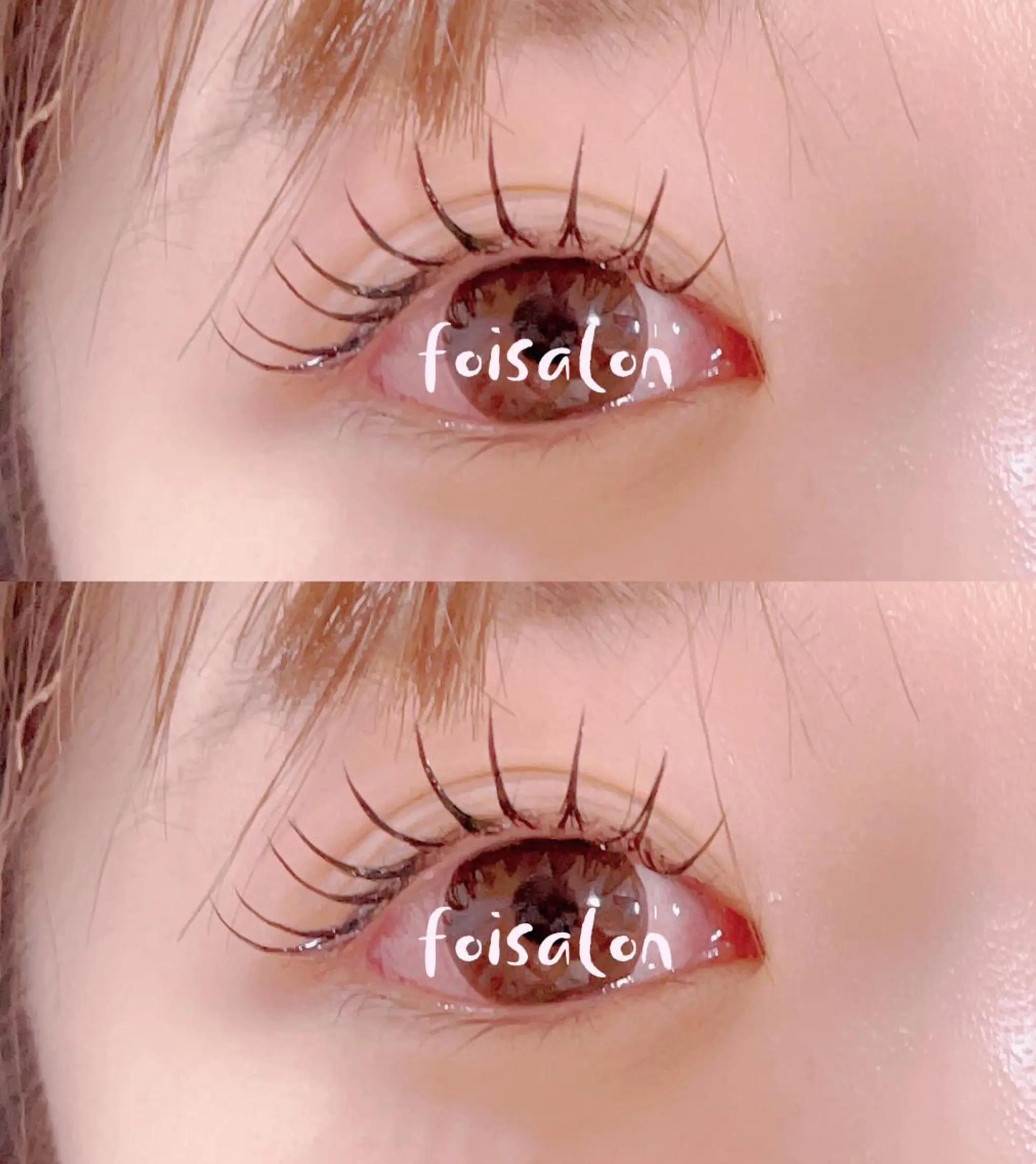 マツエク・マツパ フラットラッシュ パリジェンヌラッシュリフト まつげパーマ 一重×まつ毛パーマ ワンホンマツエク foisalon 新宿西口店のマツエク・マツパデザイン