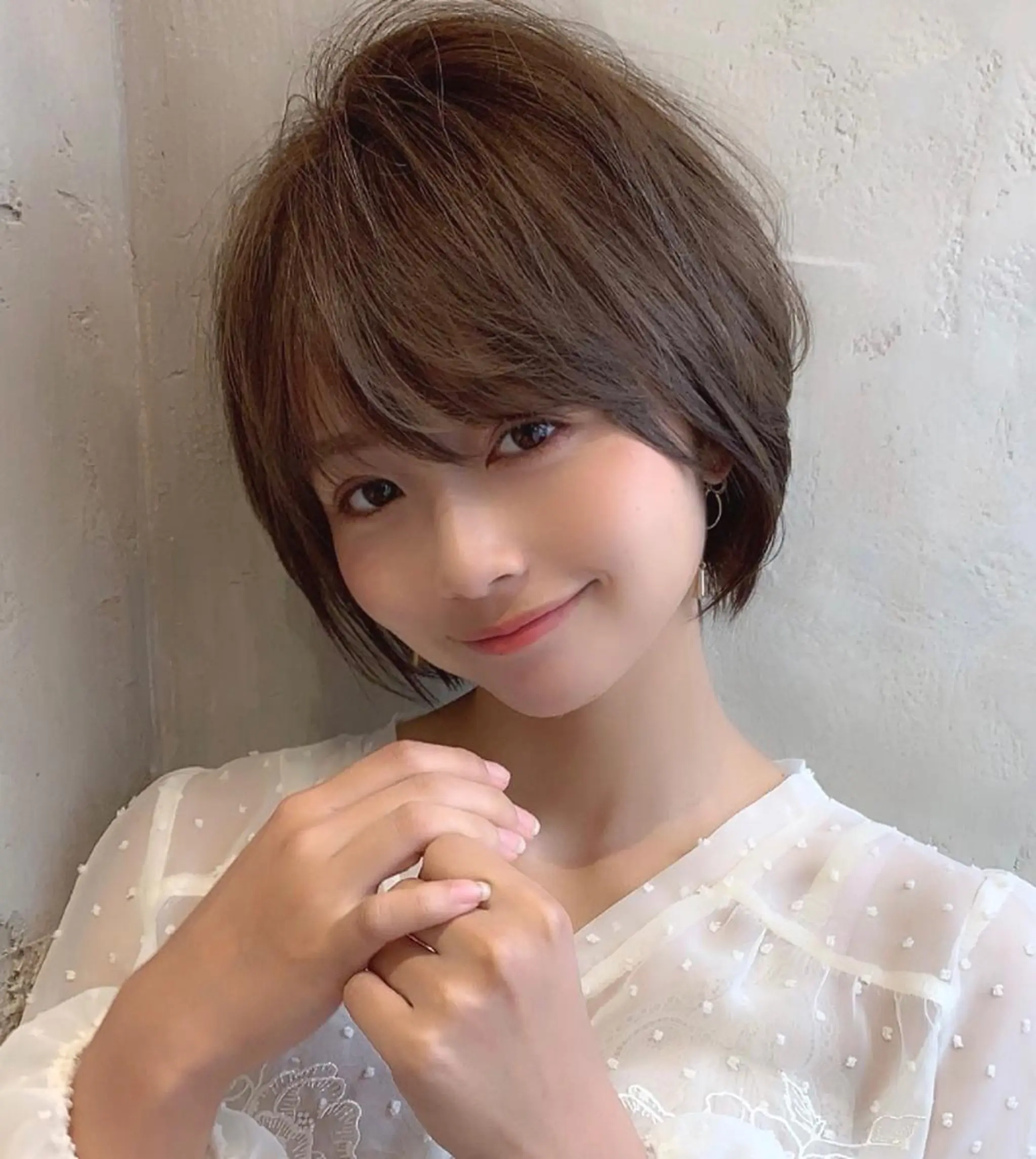 ショート 🧡くびれヘア/前髪 顔周り🧡久原結衣のヘアスタイル