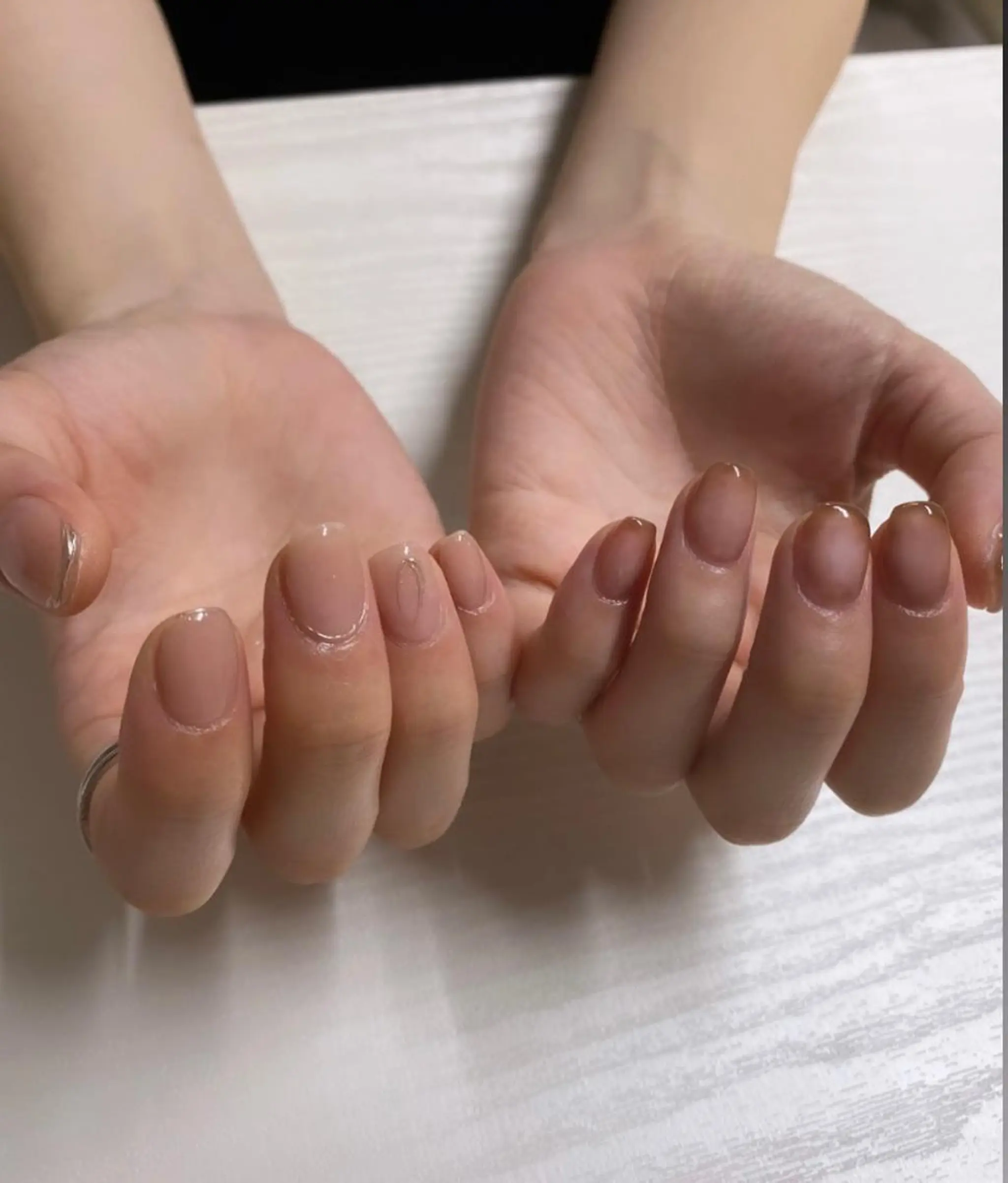 ショート カラー ネイル シンプルネイル Nailsalon Calme所属・Nailsalon Calmeのネイルデザイン