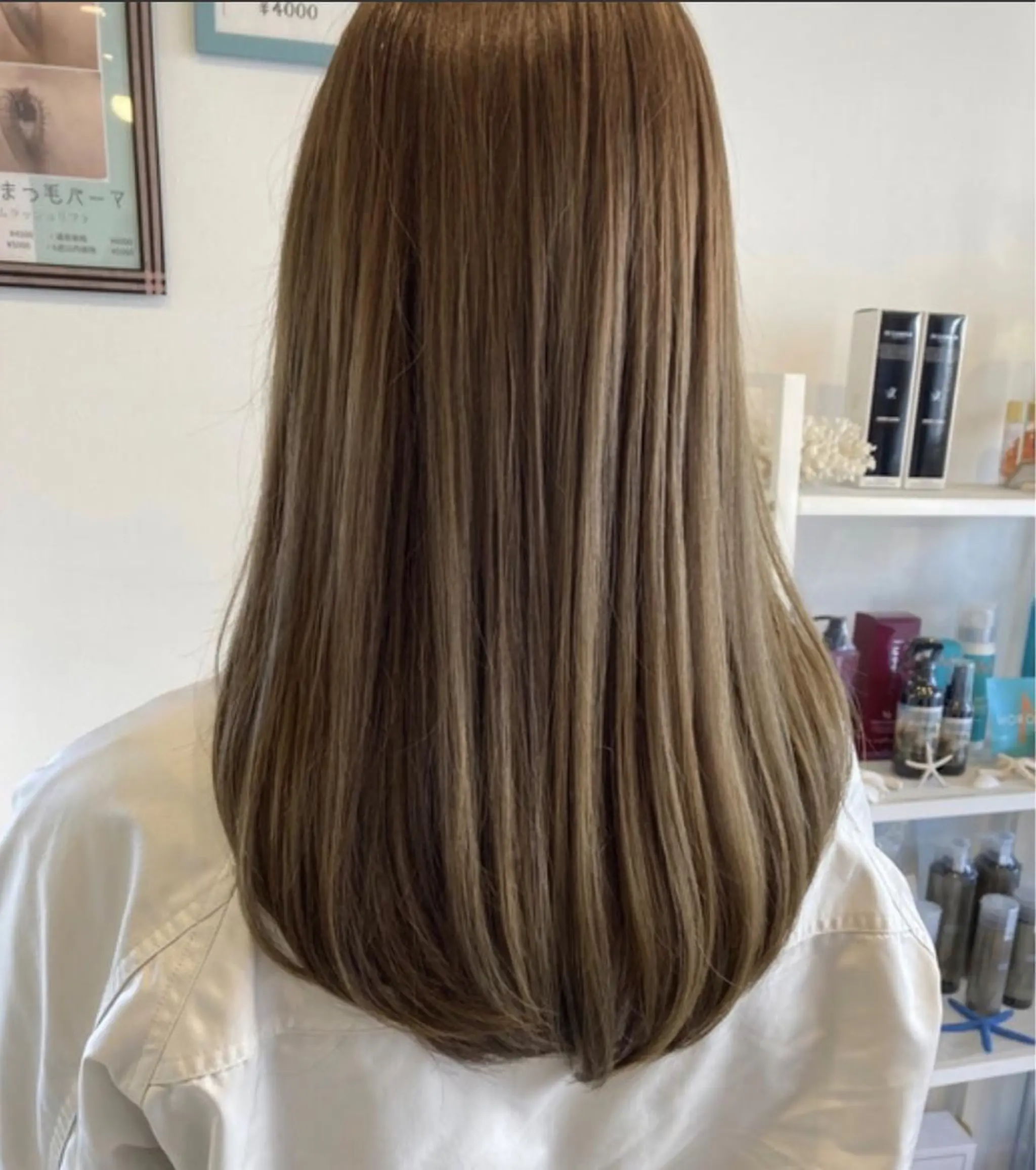 ロング カラー オリーブカラー カット トリートメント トータルビューティーサロン　リコラ所属・Licola リコラのヘアスタイル