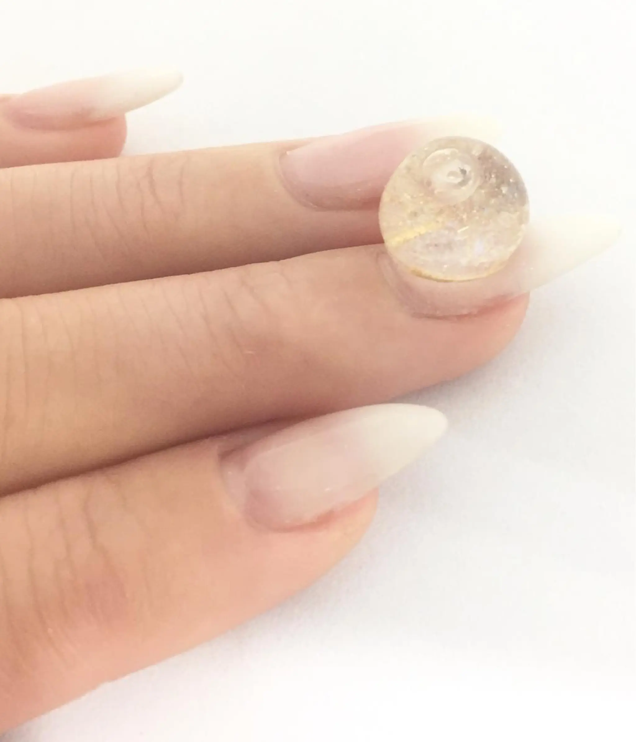 ネイル ラメ(グリッター) ショートネイル パラジェル取扱サロン rosa nailのネイルデザイン