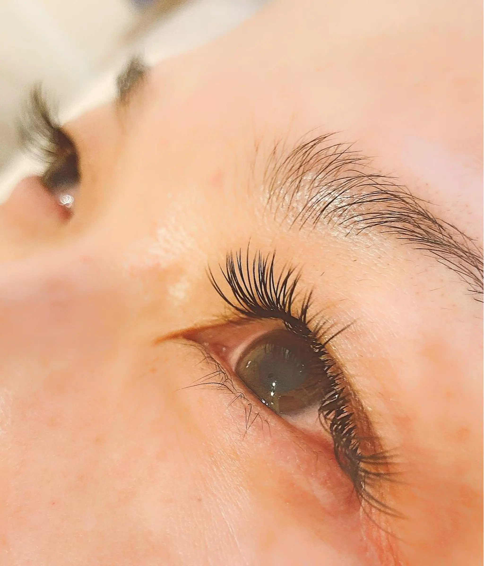 マツエク・マツパ 付け放題 フラットラッシュ 目尻長め L'Allure所属・野上 好乃のマツエク・マツパデザイン