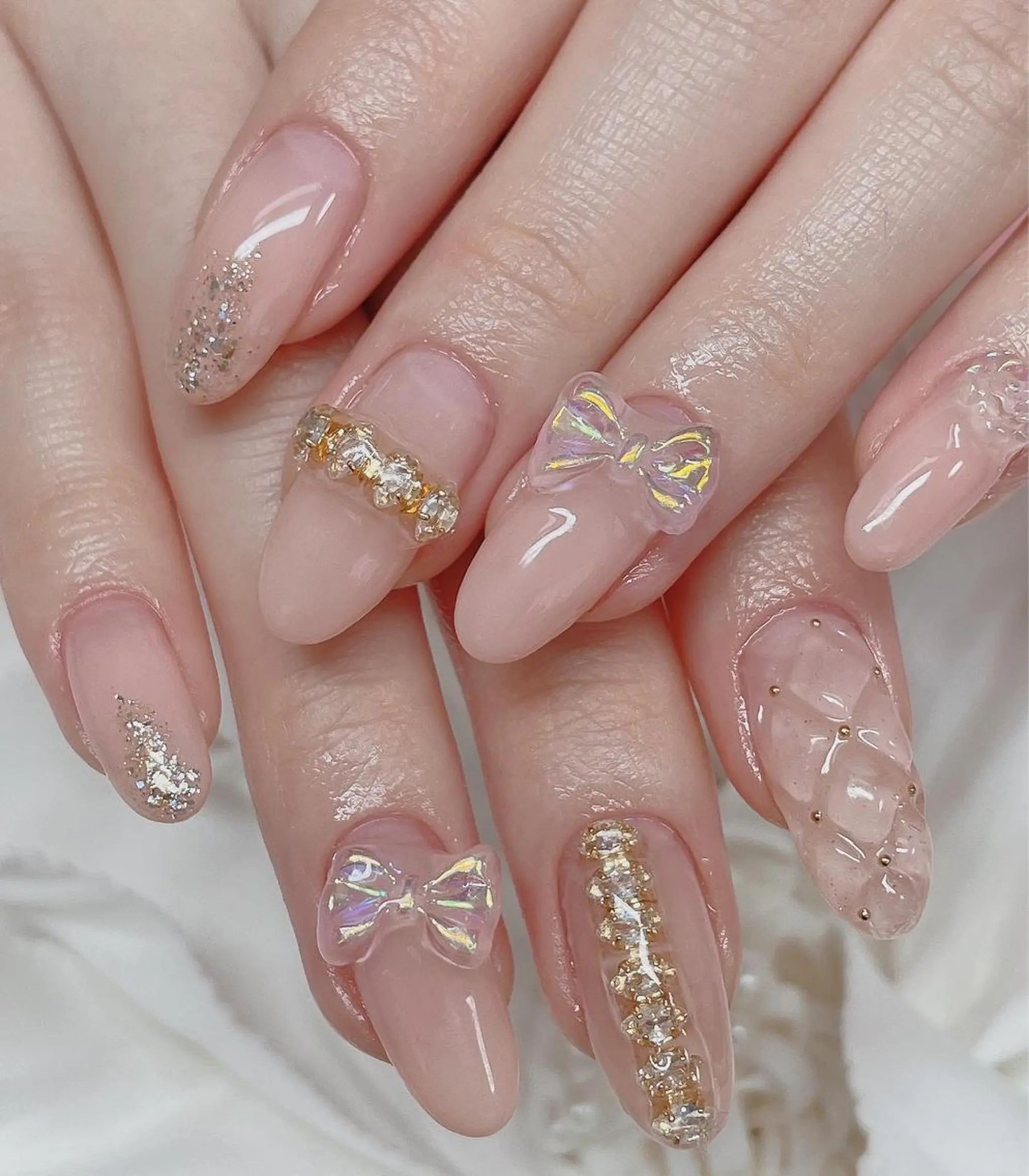 セミロング フットネイル TAKAMATSU RINAのネイルデザイン