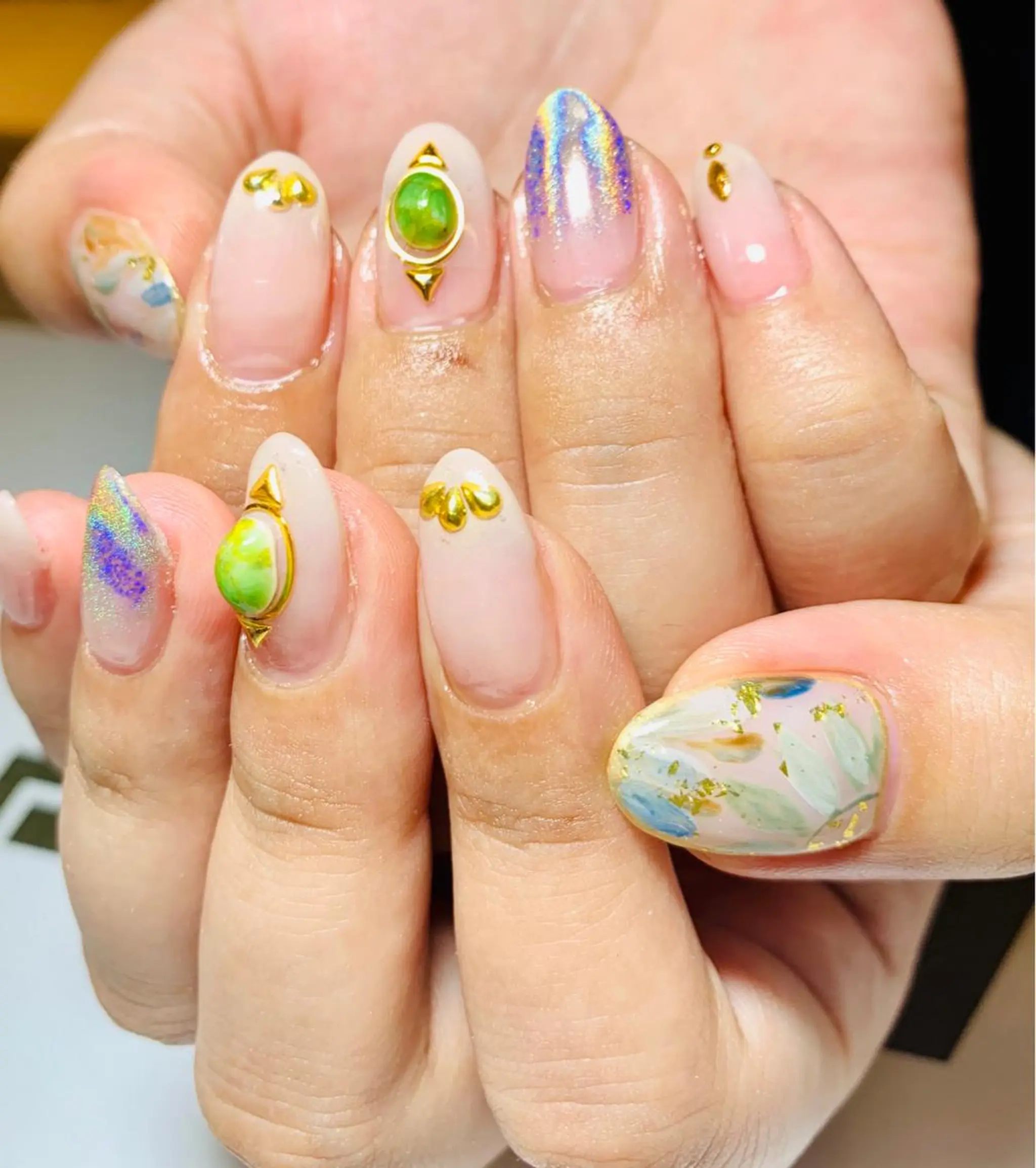 ネイル ハンドネイル JuniNail 주니네일🇰🇷suのネイルデザイン