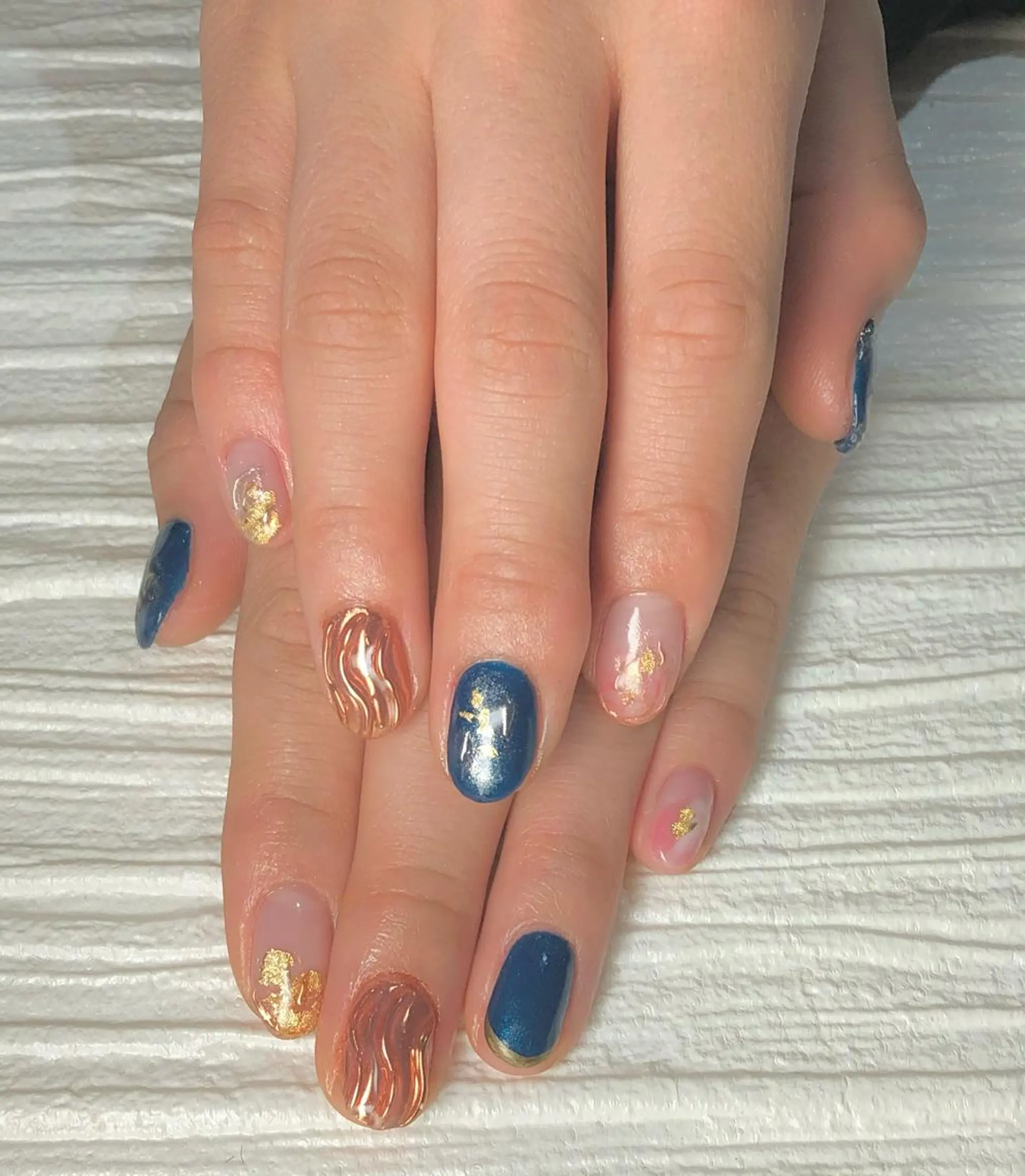 ショート ネイル 🦋Kiyomi. 🦋のネイルデザイン