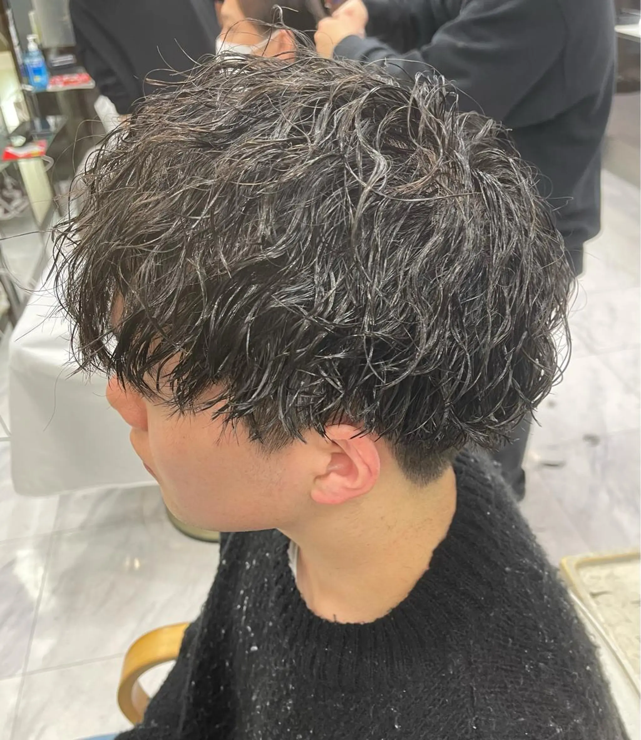 ショート パーマ メンズ メンズパーマ ツイストスパイラルパーマ スパイラルパーマ カット パーマ トリートメント ❄️メンズカット 落合諒❄️のヘアスタイル