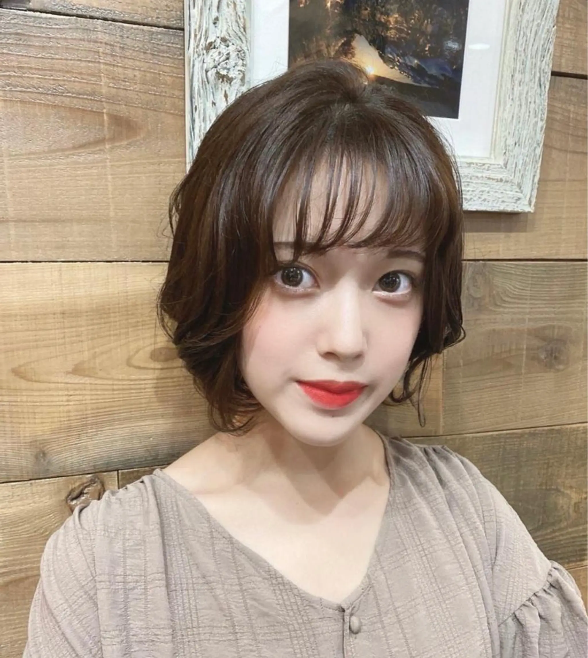 ショート カラー アッシュ アッシュブラウン ブラウンカラー ヘアカラー トリートメント SHIAN 八王子👼鬼塚さやかのヘアスタイル