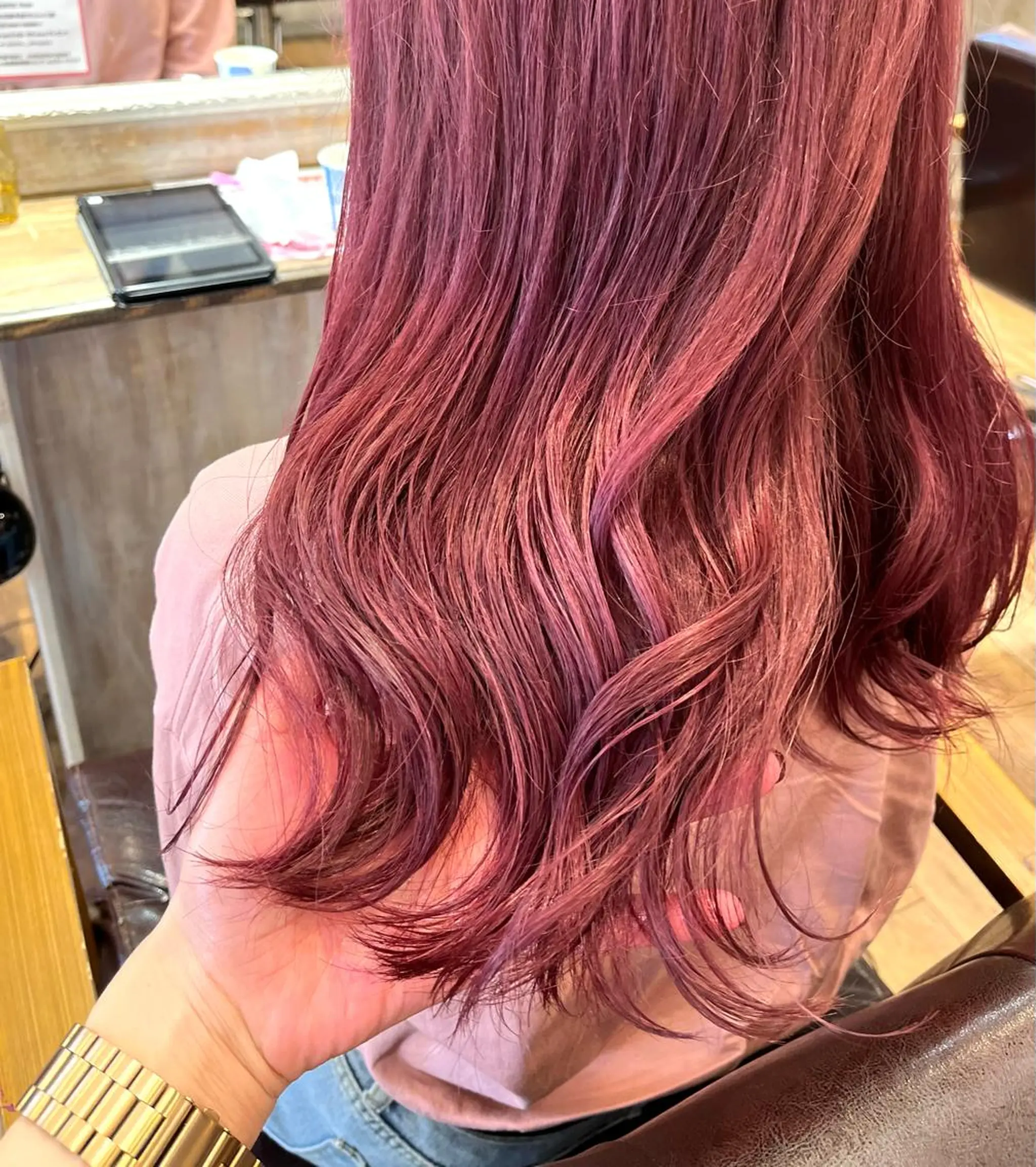 セミロング カラー ヘアカラー トリートメント 艶髪💫透明感💖 Sato Toyoのヘアスタイル