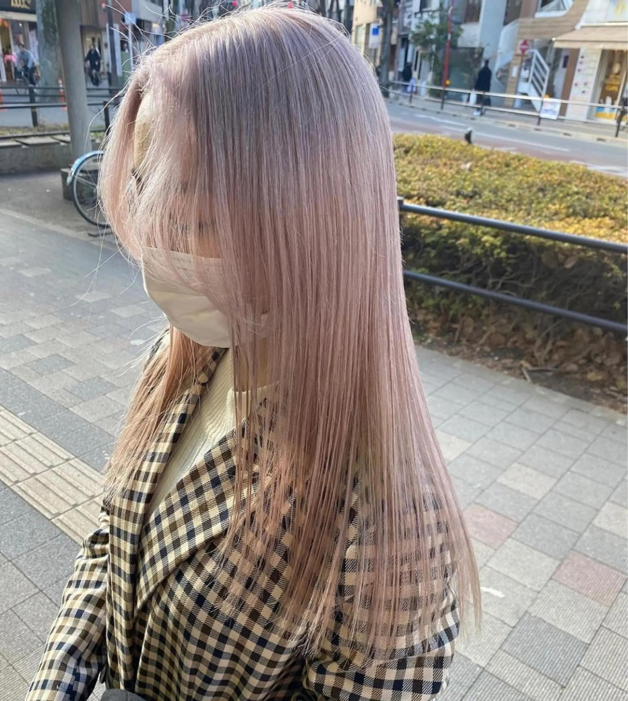 ロング カラー ブリーチ ブロンド 透明感カラー 艶髪カラー🫧 髪質改善🪽萩原のヘアスタイル