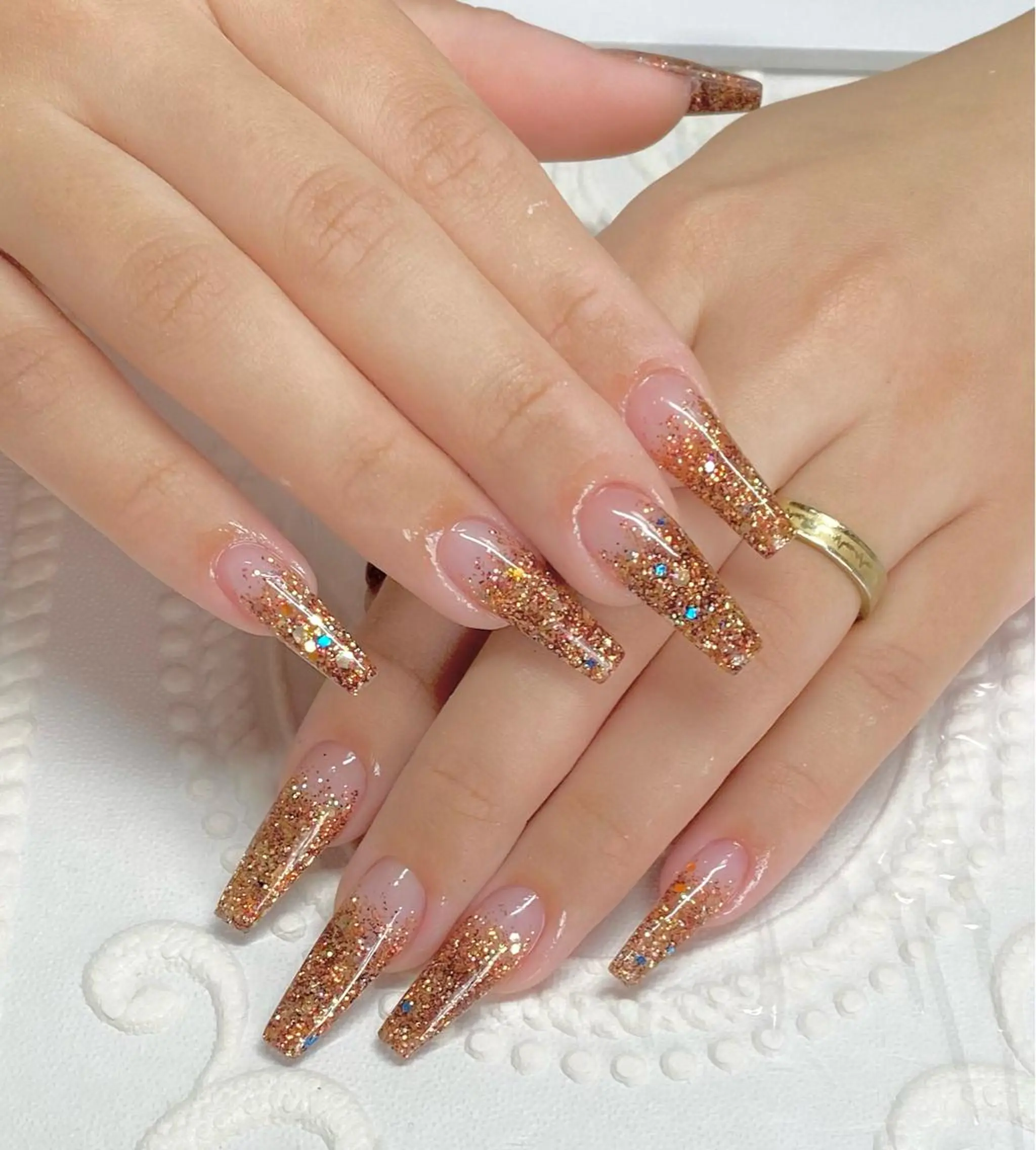 ロング ネイル ハンドネイル lune nail_2017のその他イメージ