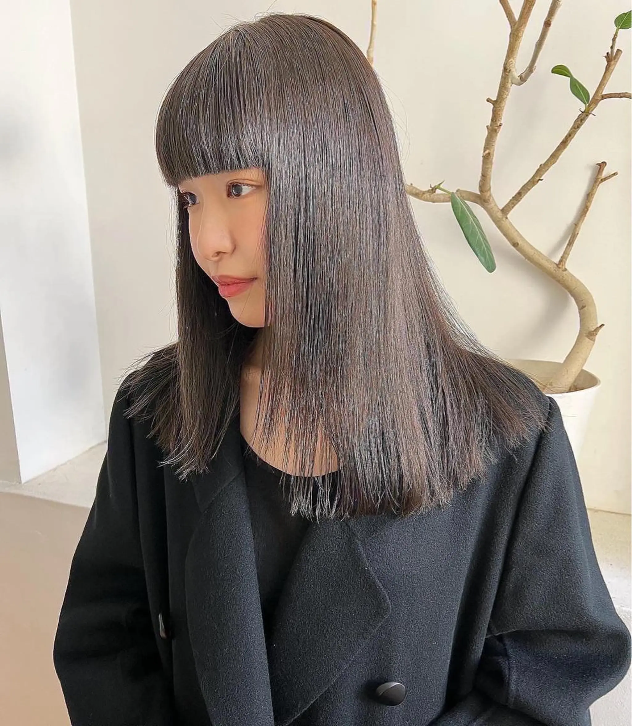 ロング カラー 顔周りカット/透明感 カラー✂️MEIのヘアスタイル