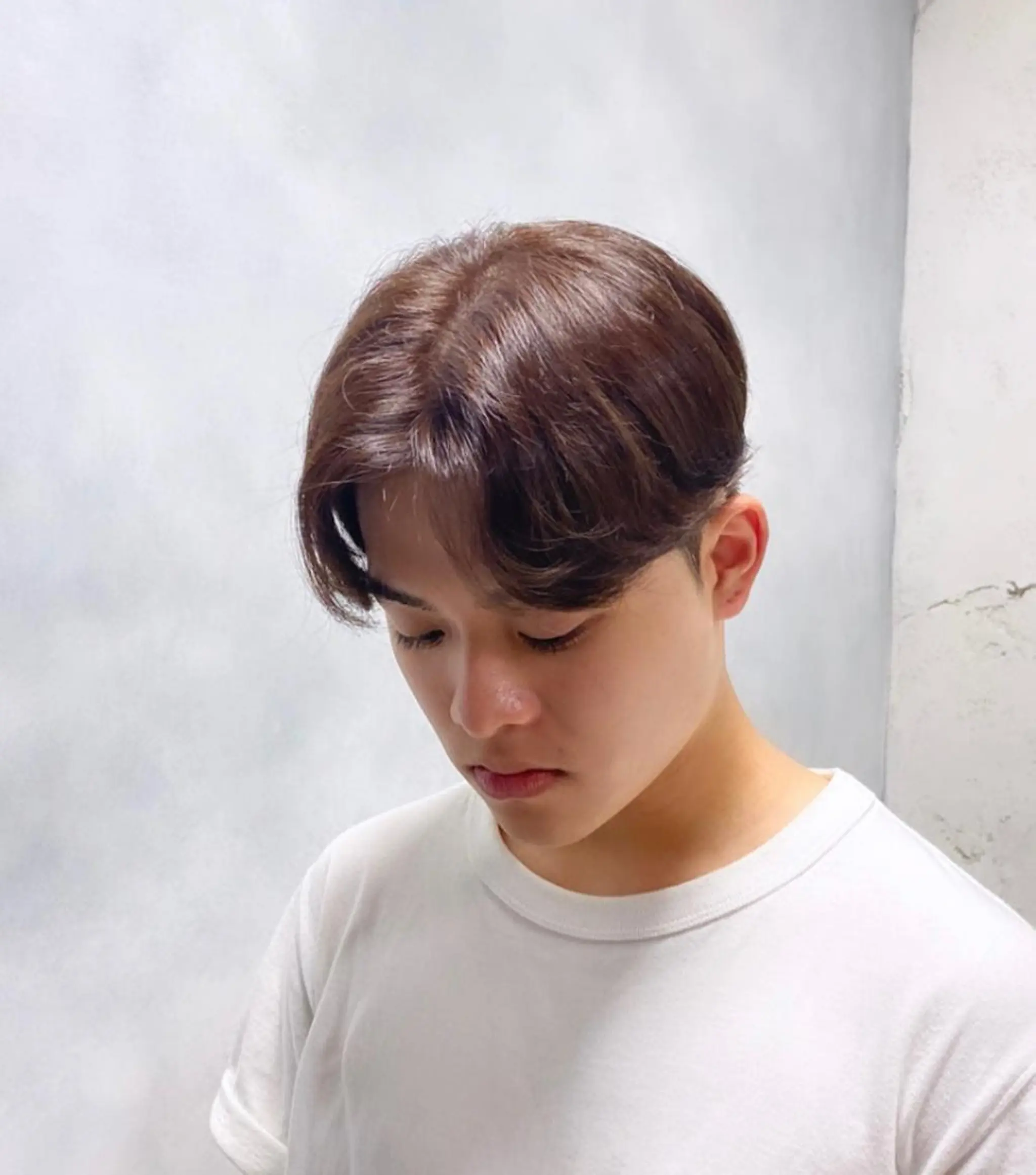 メンズ ヘアカラー men’s salon SAN所属・🤍メンズ韓国ヘア HARUNA🖤のヘアスタイル