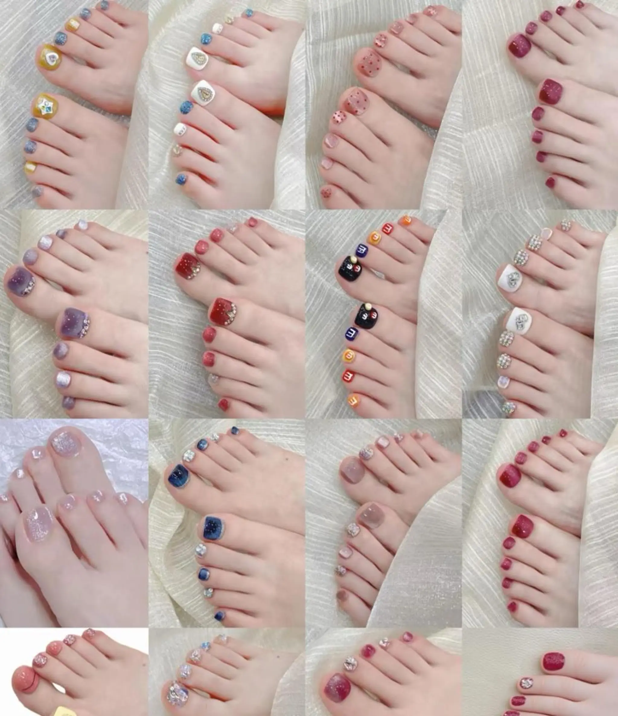 ネイル フットネイル 西川口★長さ出し ★✨やり放題のネイルデザイン