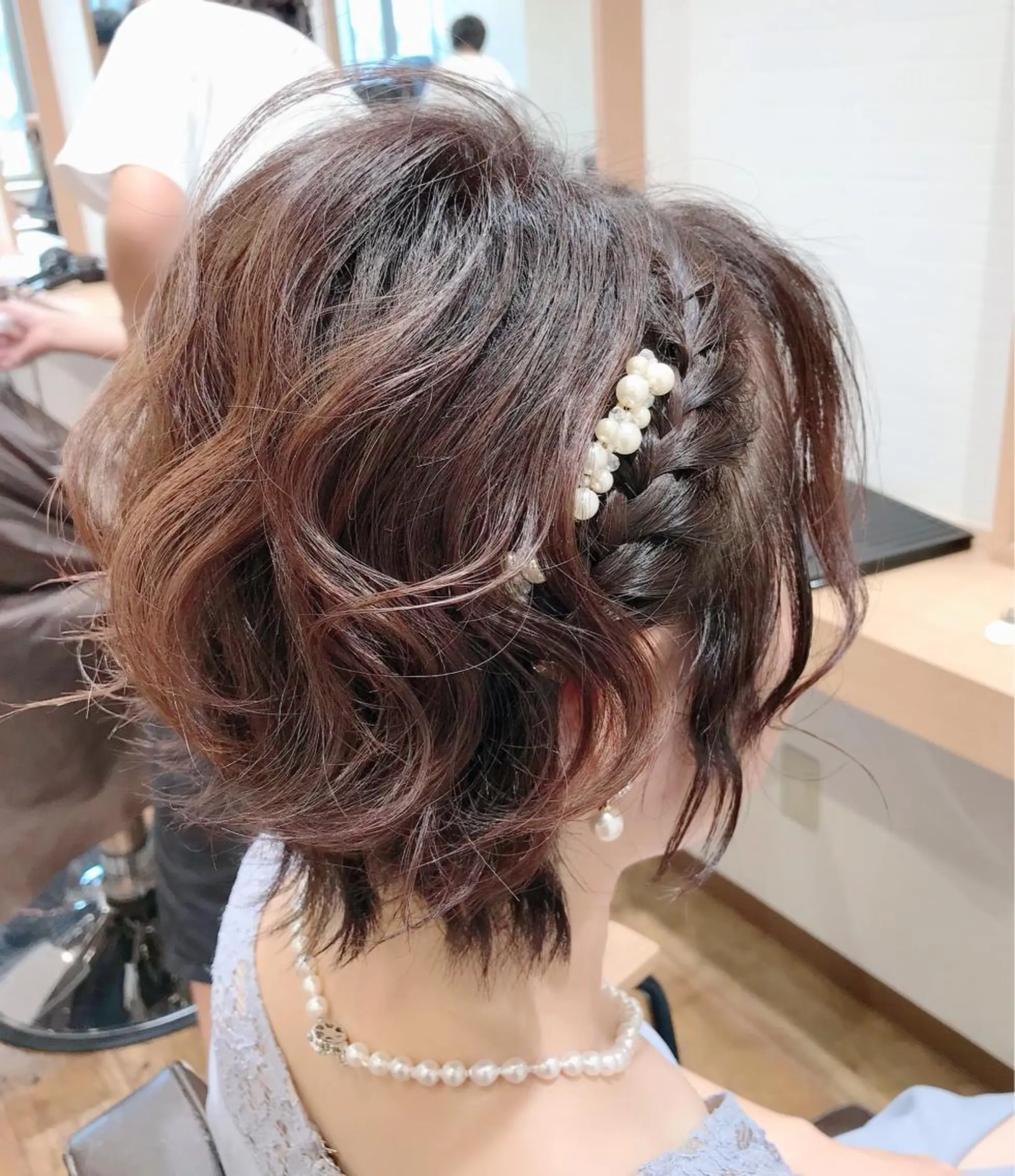 ショート ヘアアレンジ ショートヘア ヘアセット GRANLUSSO 〜グランルッソ駅前店所属・木口 嘉美のヘアスタイル