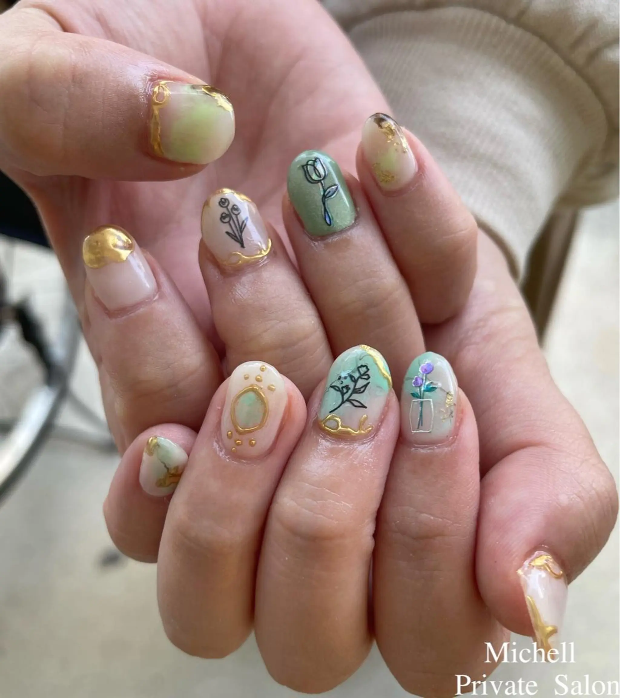 ネイル Michell Pr ivateSalonのネイルデザイン