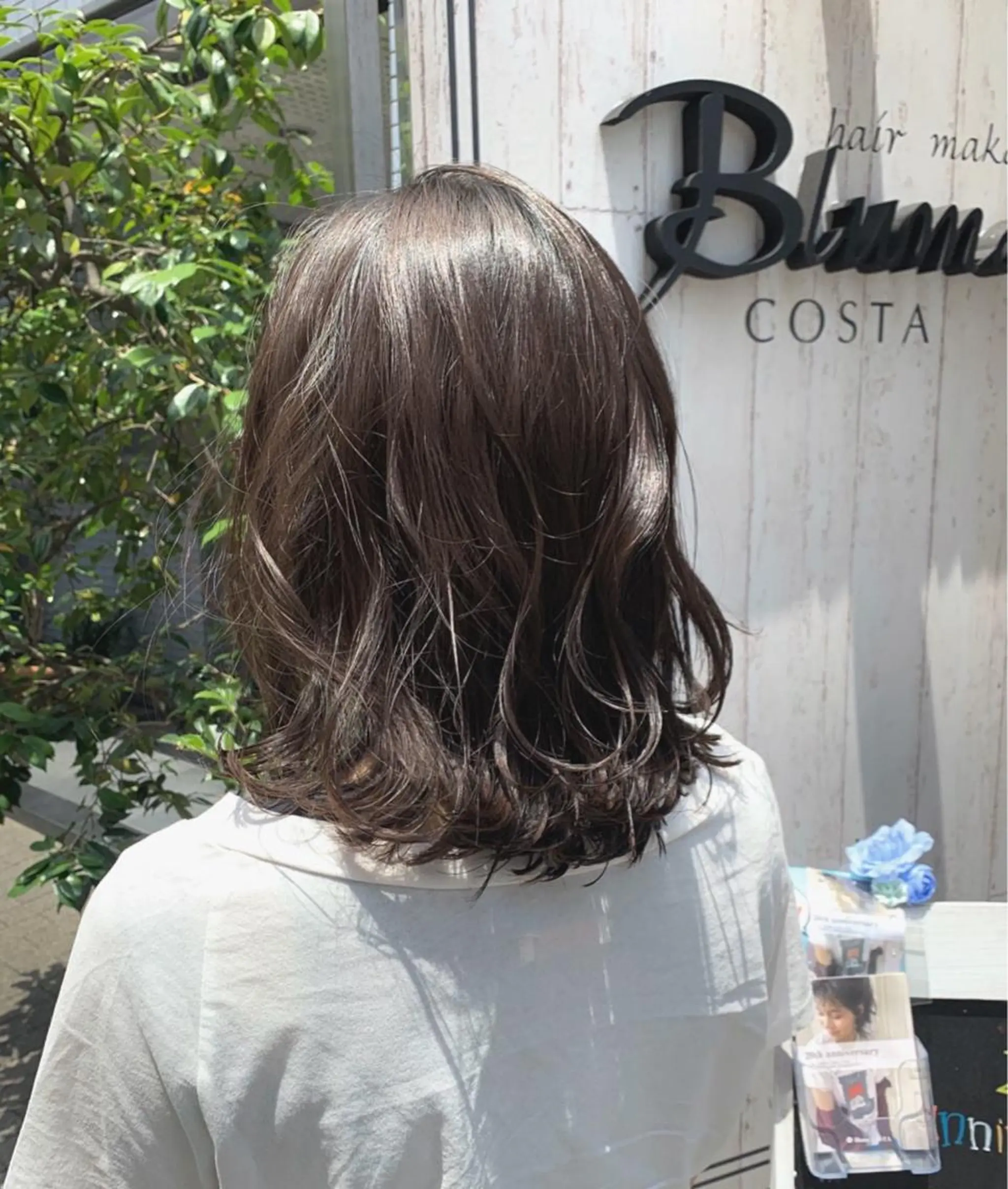 ミディアム カラー ベージュカラー モカベージュ ヘアカラー トリートメント ayaka 大宮のヘアスタイル